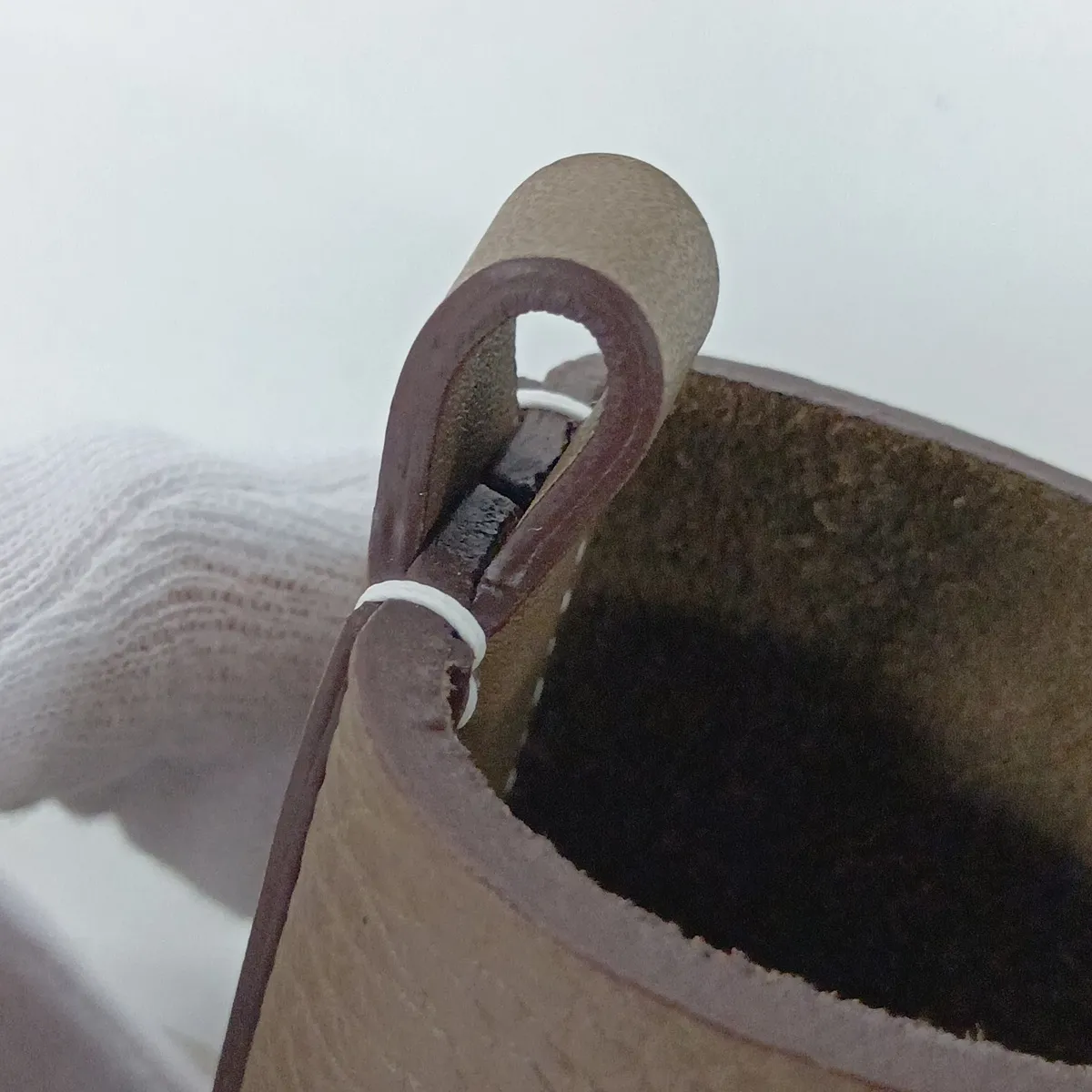 [Individually packaged] Hermes In the Loop 18 Taurillon Clemence x Veau Swift Etoupe Silver Hardware W: 2024 — view 12