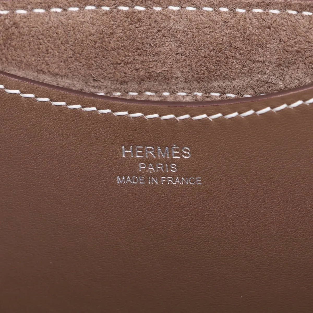 [Individually packaged] Hermes In the Loop 18 Taurillon Clemence x Veau Swift Etoupe Silver Hardware W: 2024 — view 9