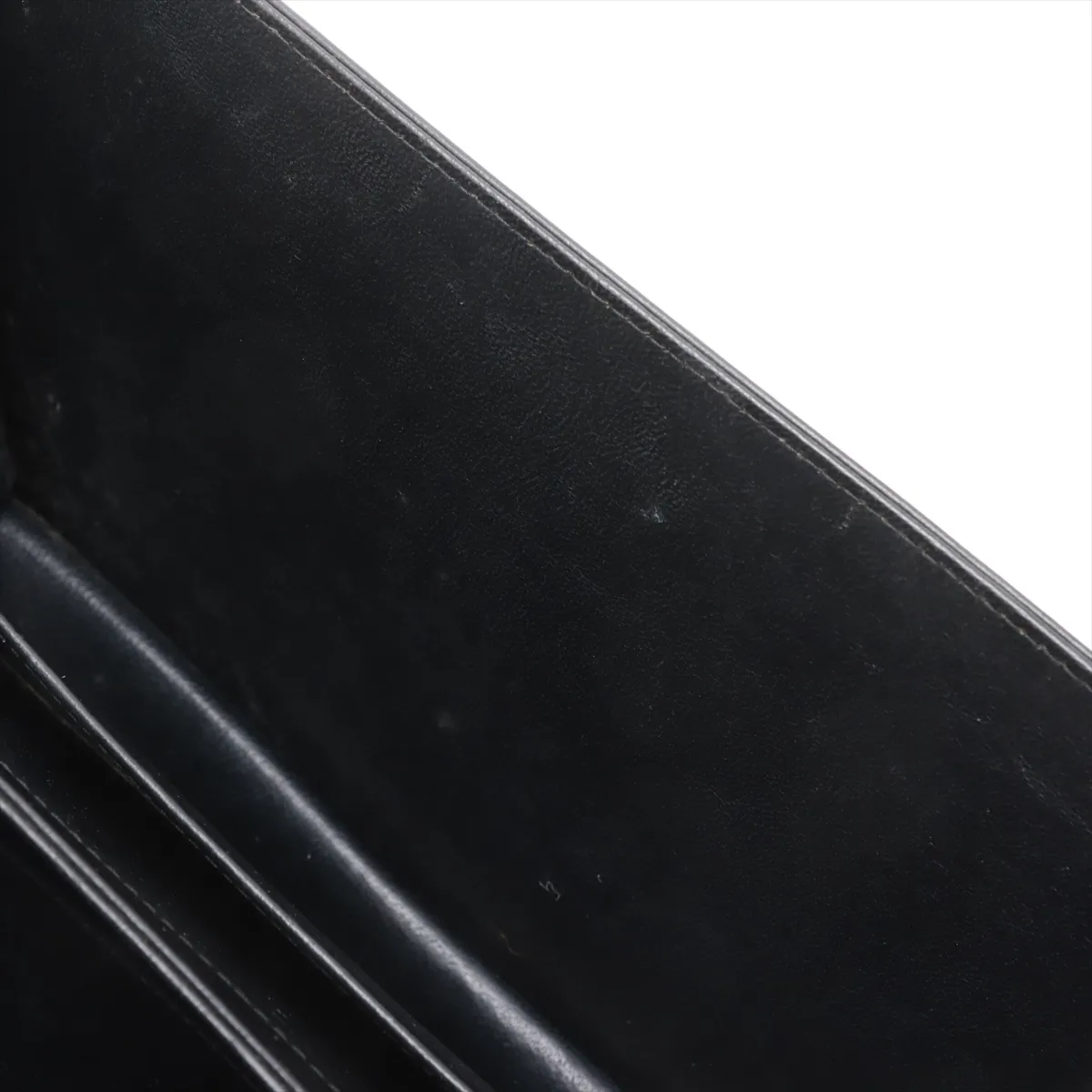 Carriage Metal Leather Shoulder Bag Black — view 12