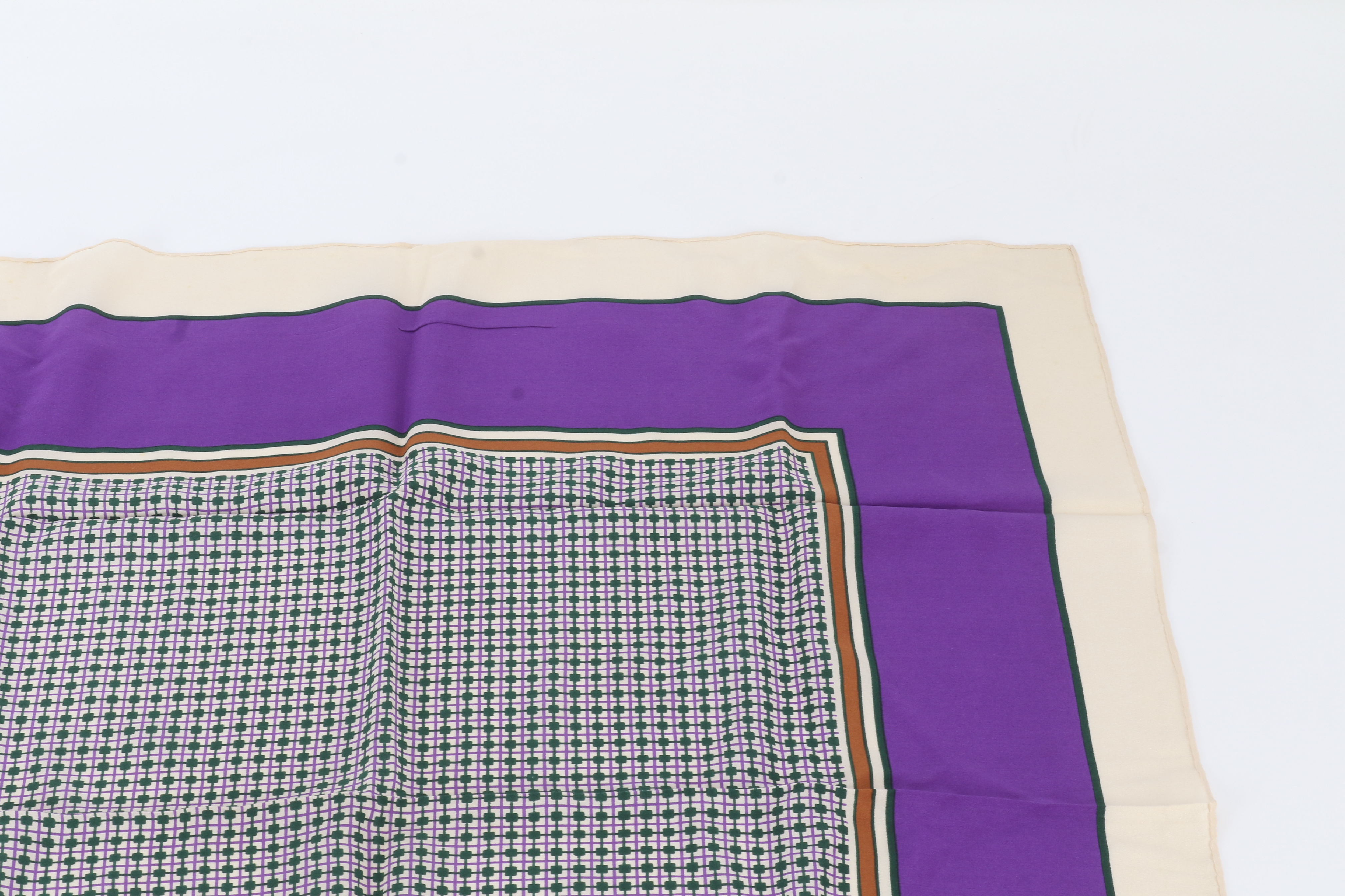 tagged 100% silk scarf, all-over pattern, other accessories — view 2