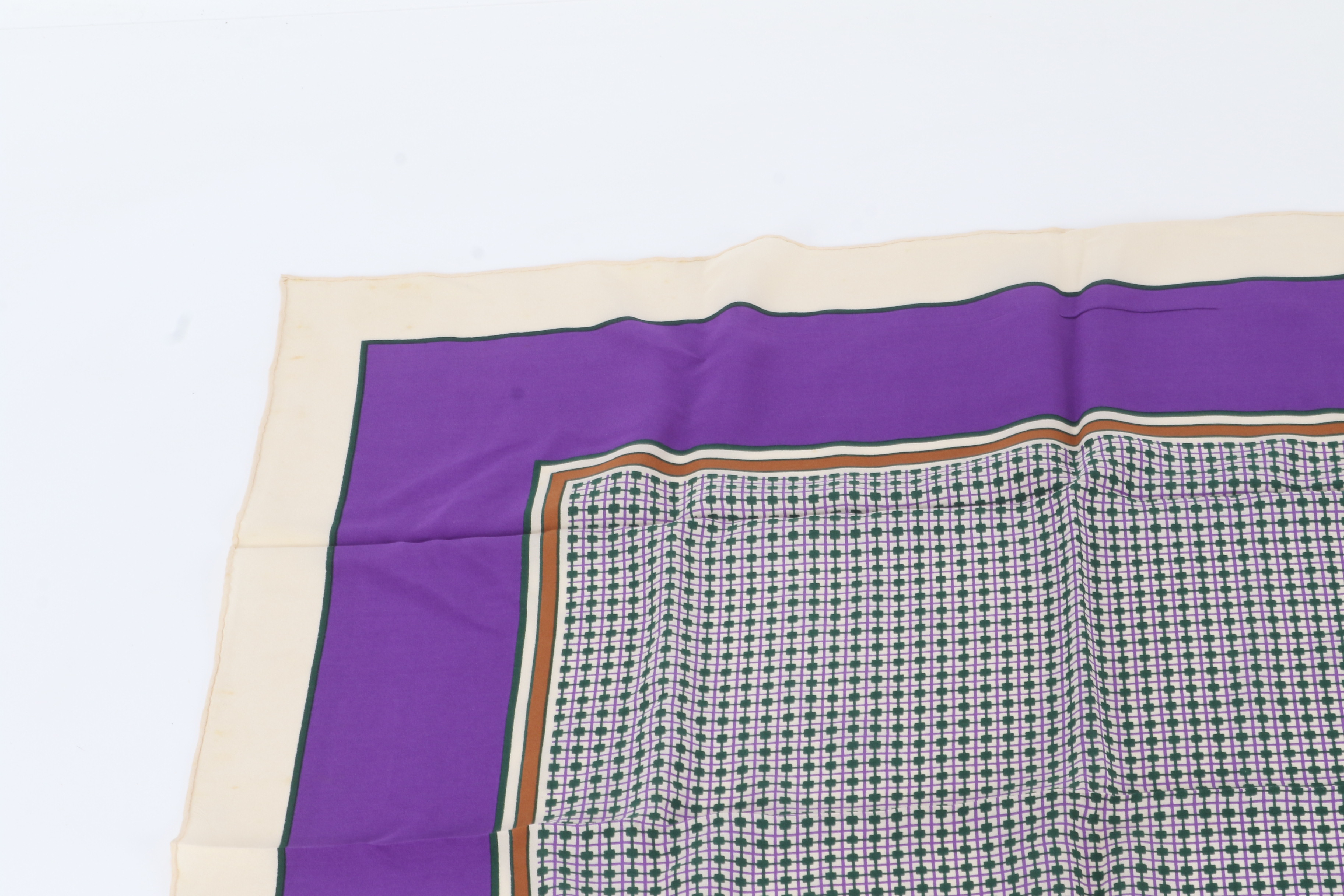 tagged 100% silk scarf, all-over pattern, other accessories — view 3