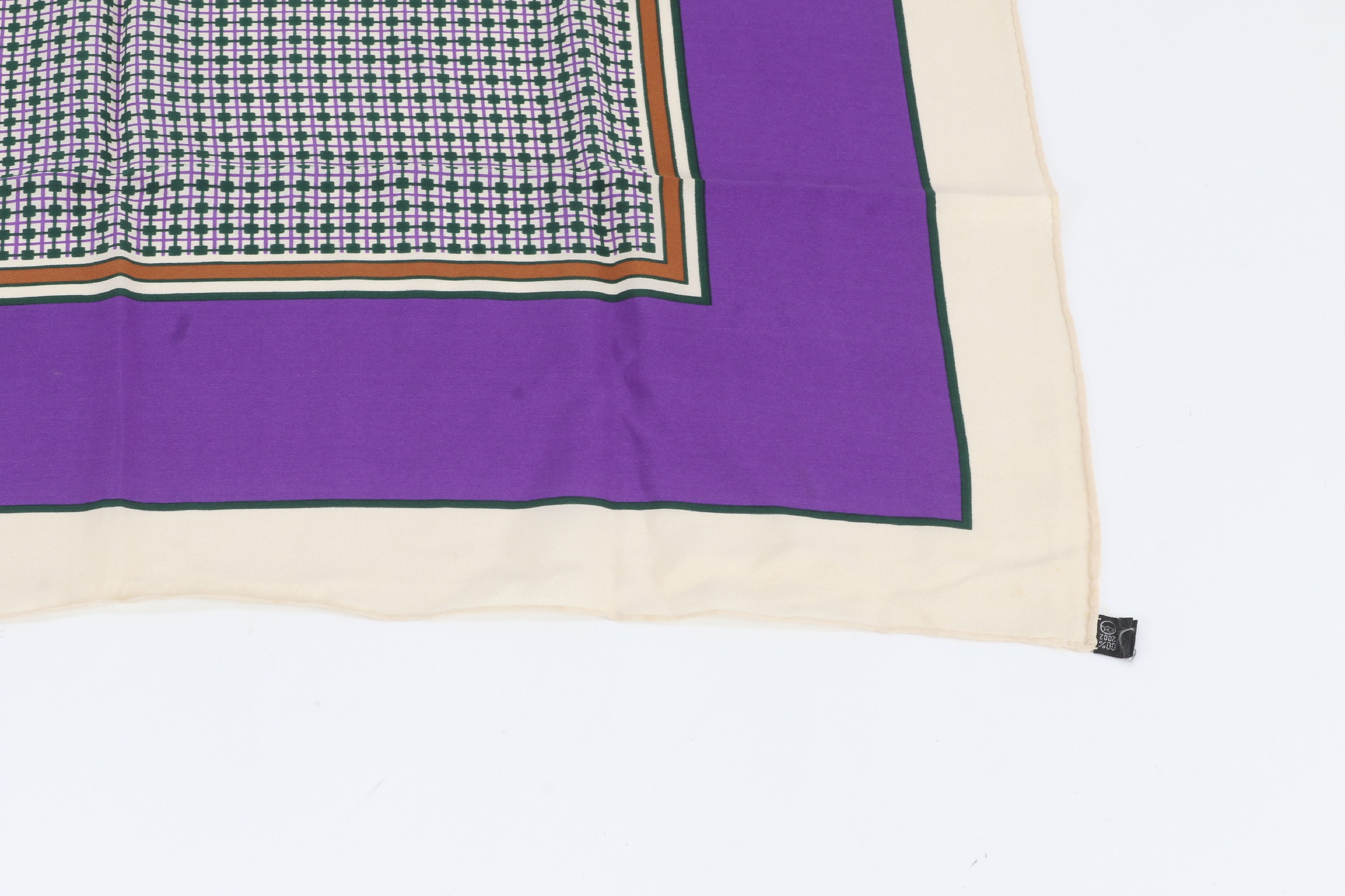 tagged 100% silk scarf, all-over pattern, other accessories — view 4