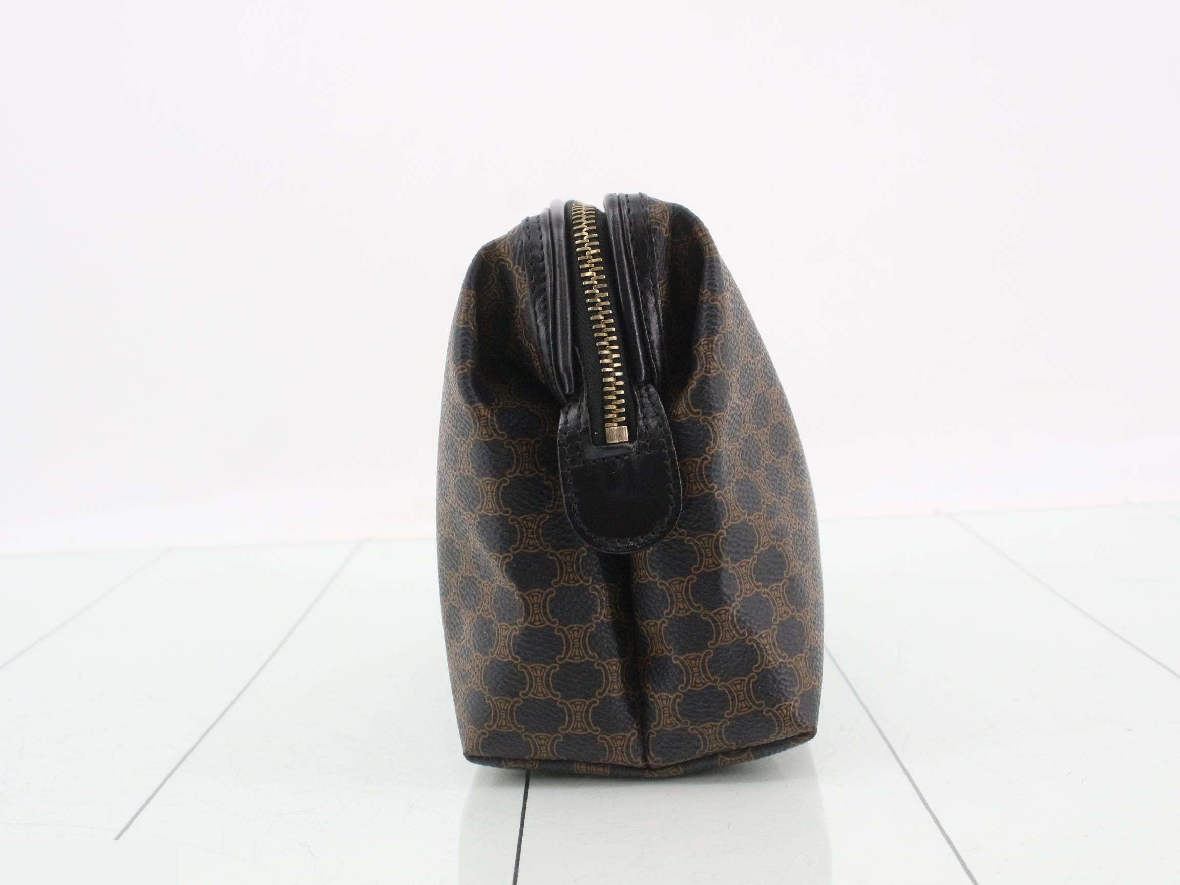 Macadam Accessory Pouch Mini Bag, Black, 20 x 14 x 8 cm — view 3