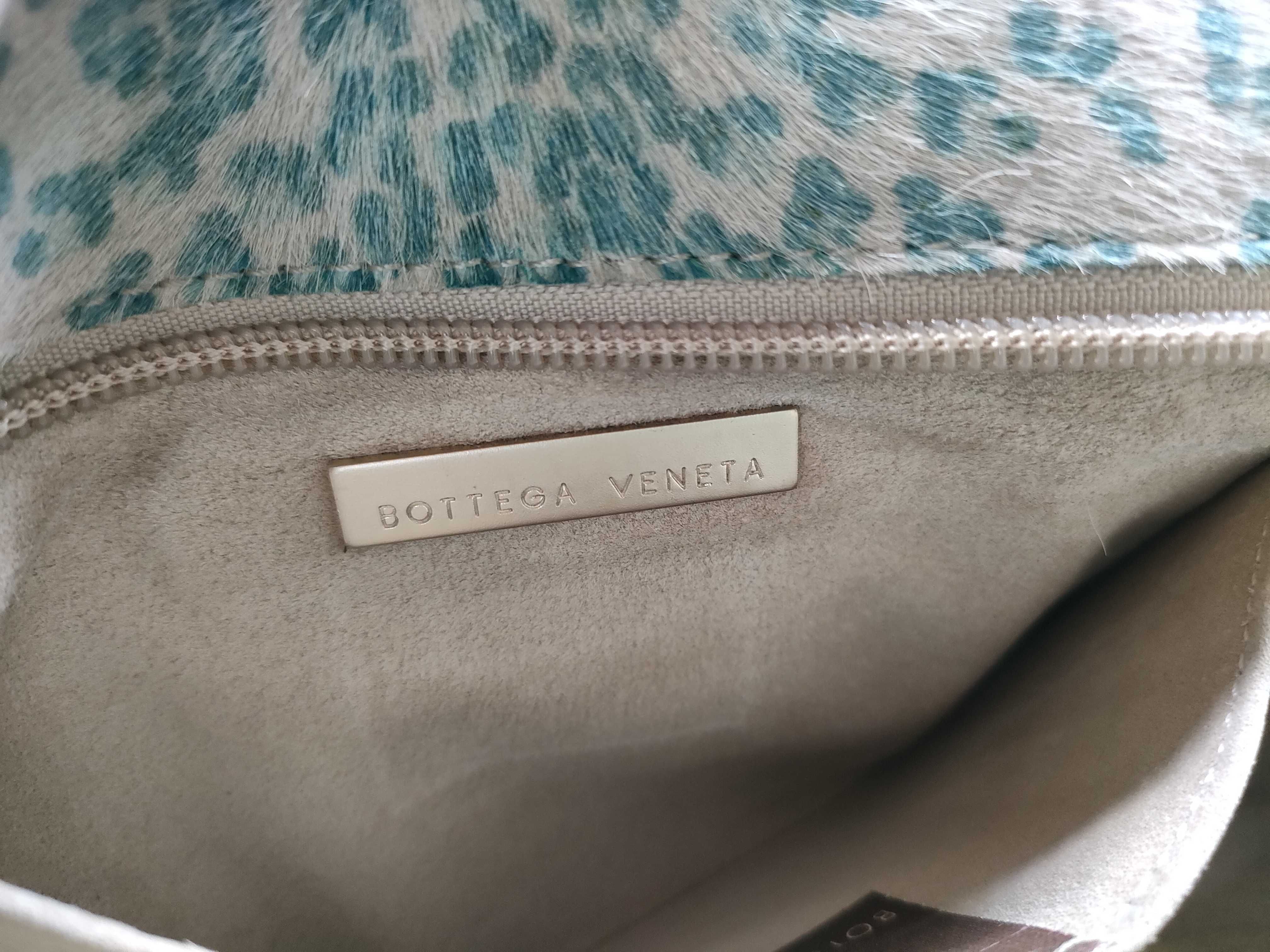 One-Shoulder Bag, Leopard Print, Calf Hair, Green Shoulder Bag — view 12