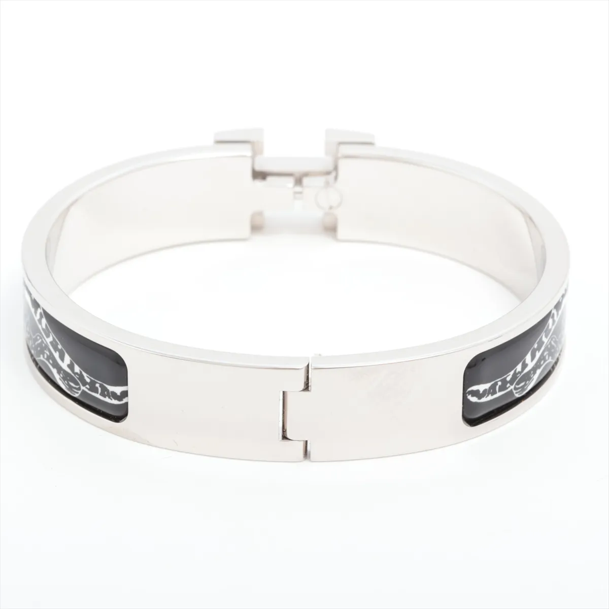 Click H Bangle Fan FI1220 Bangle GP Black x Silver Thread — view 2