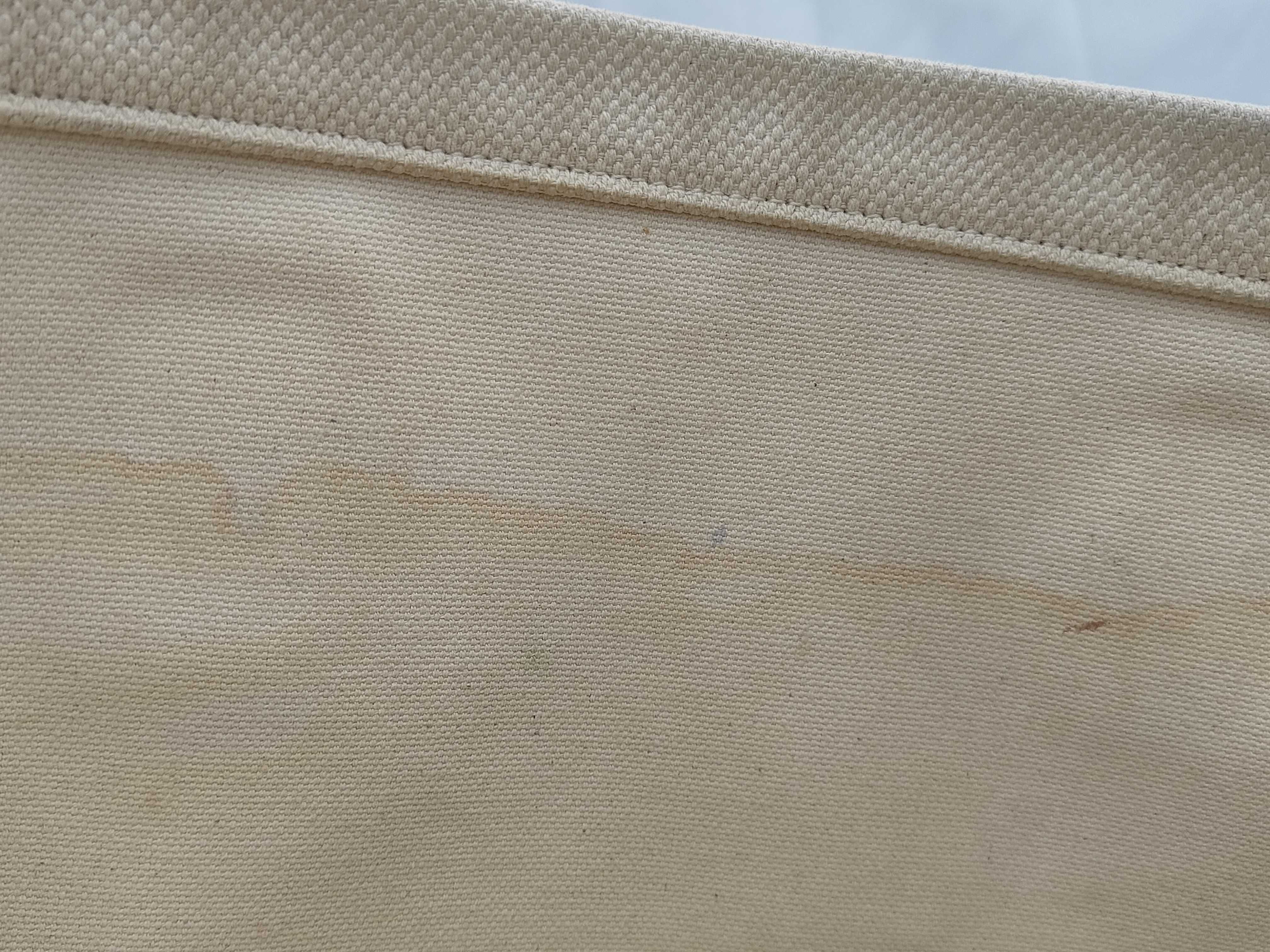 Canvas x Leather Horizontal Cabas Logo Tote Bag — view 11