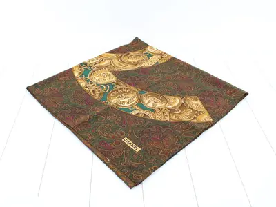 Vintage Classic (Accessories) Large Silk Scarf with Tag
