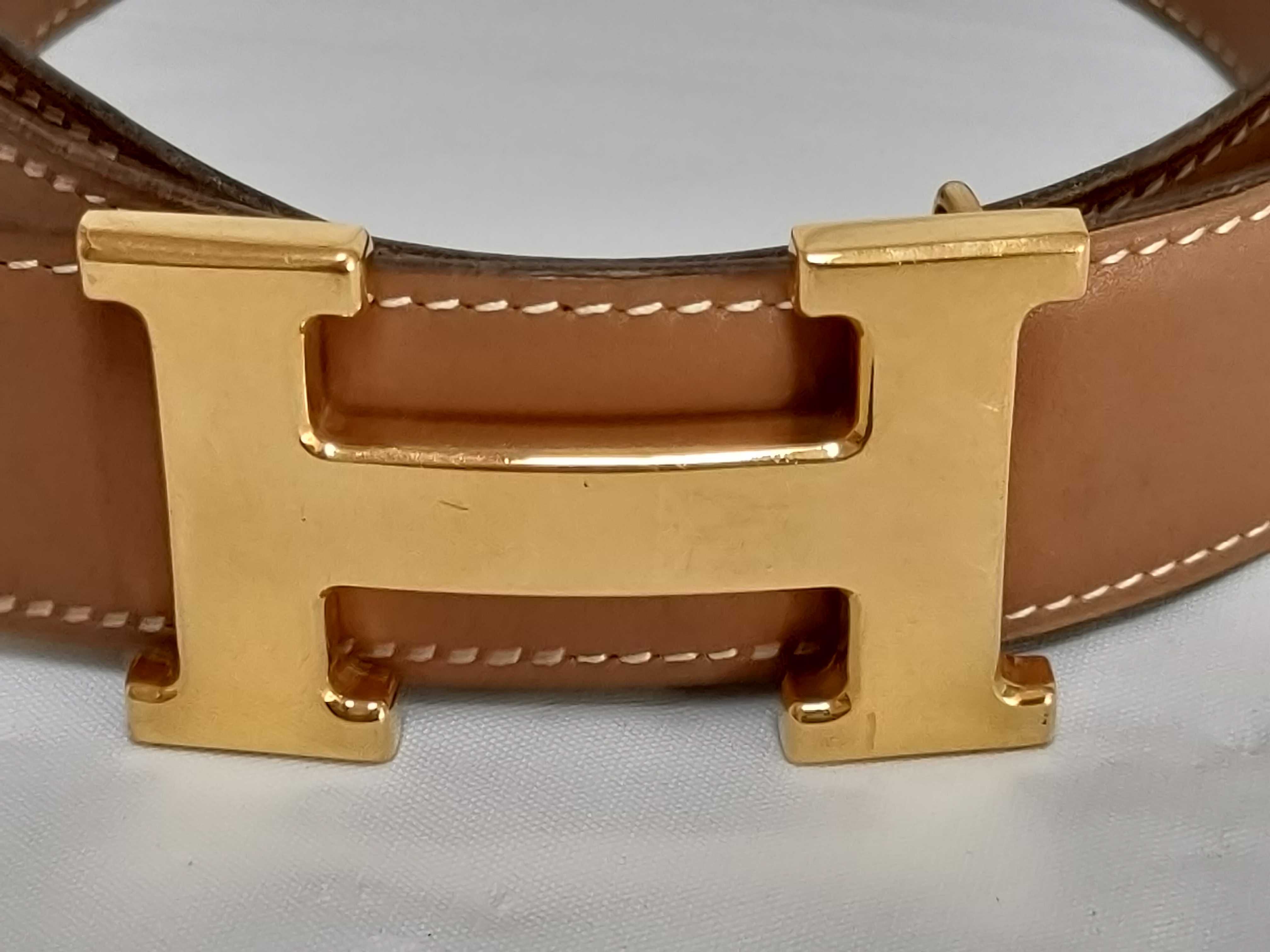 Constance Box Calf Belt with Gold Hardware — view 2