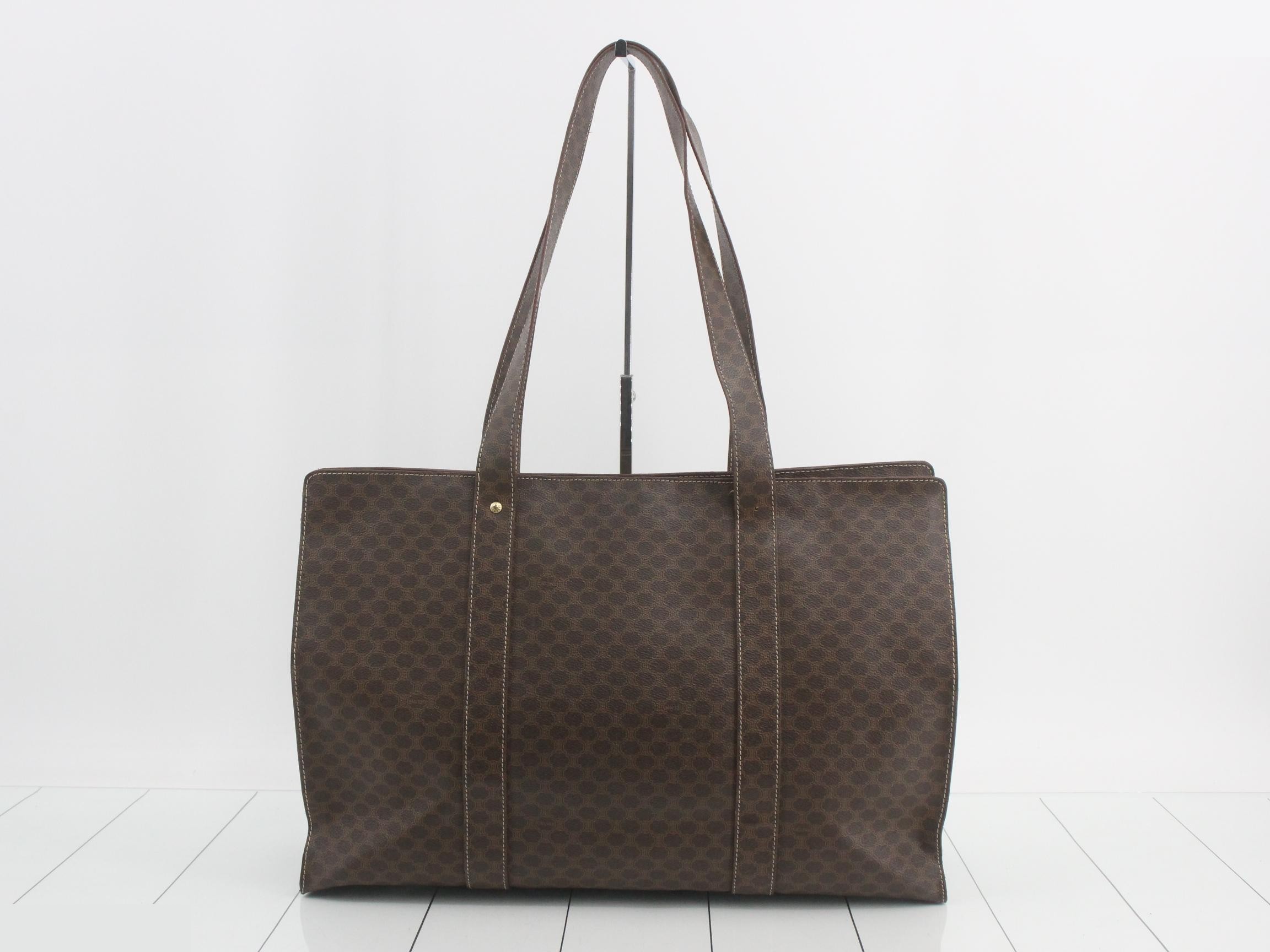 Macadam Tote Bag, Brown, PVC — view 2