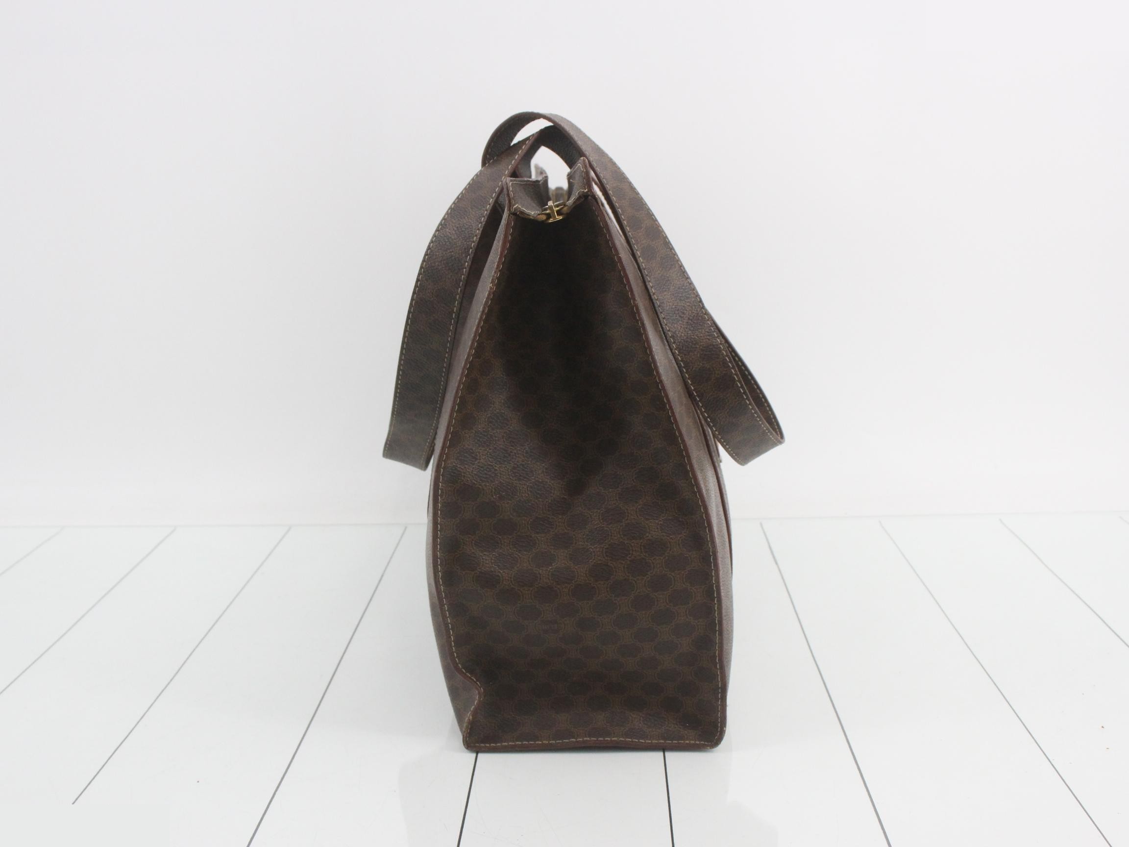 Macadam Tote Bag, Brown, PVC — view 4