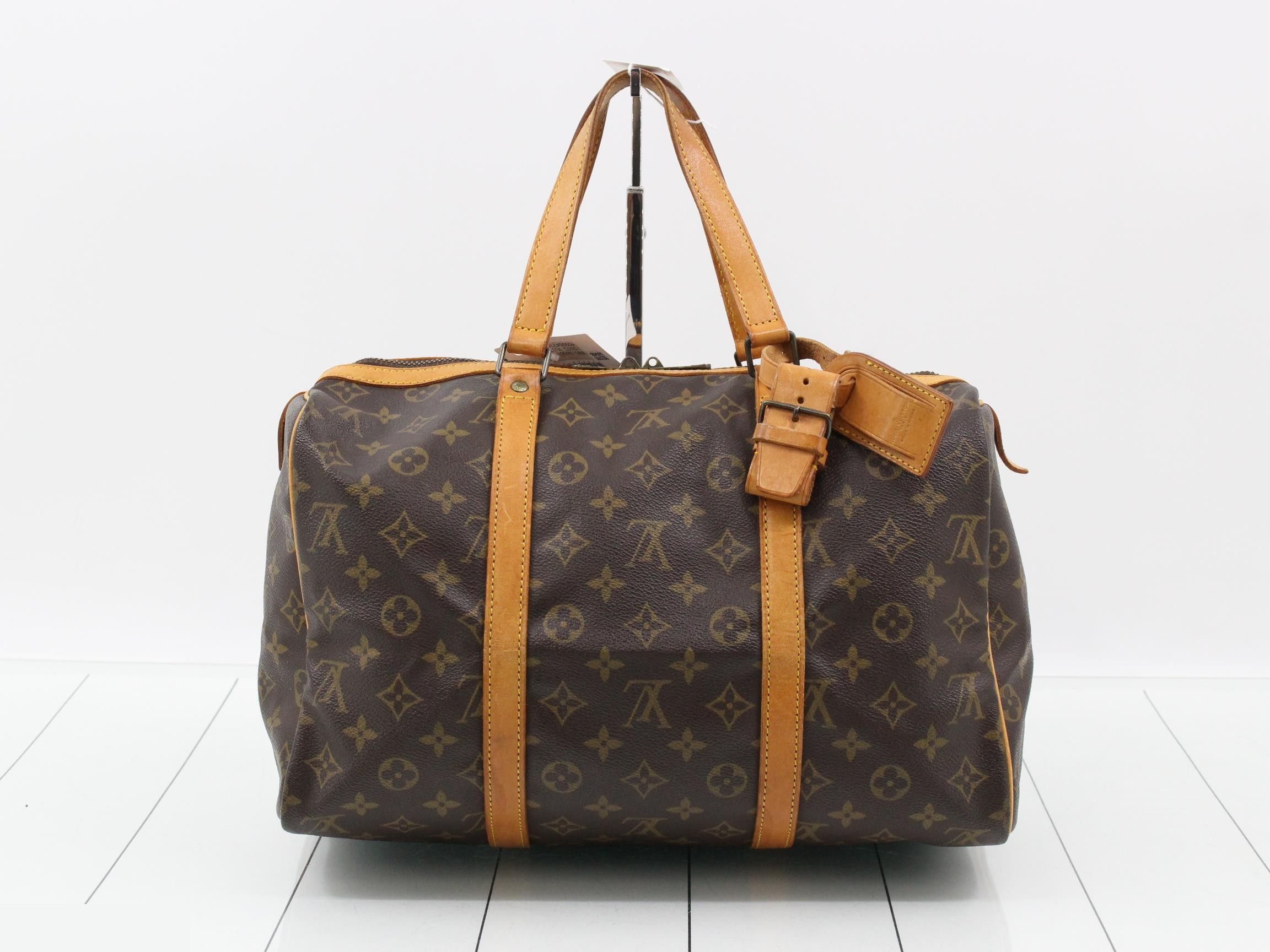 Monogram Saxe Souple 35 Boston Bag — view 2