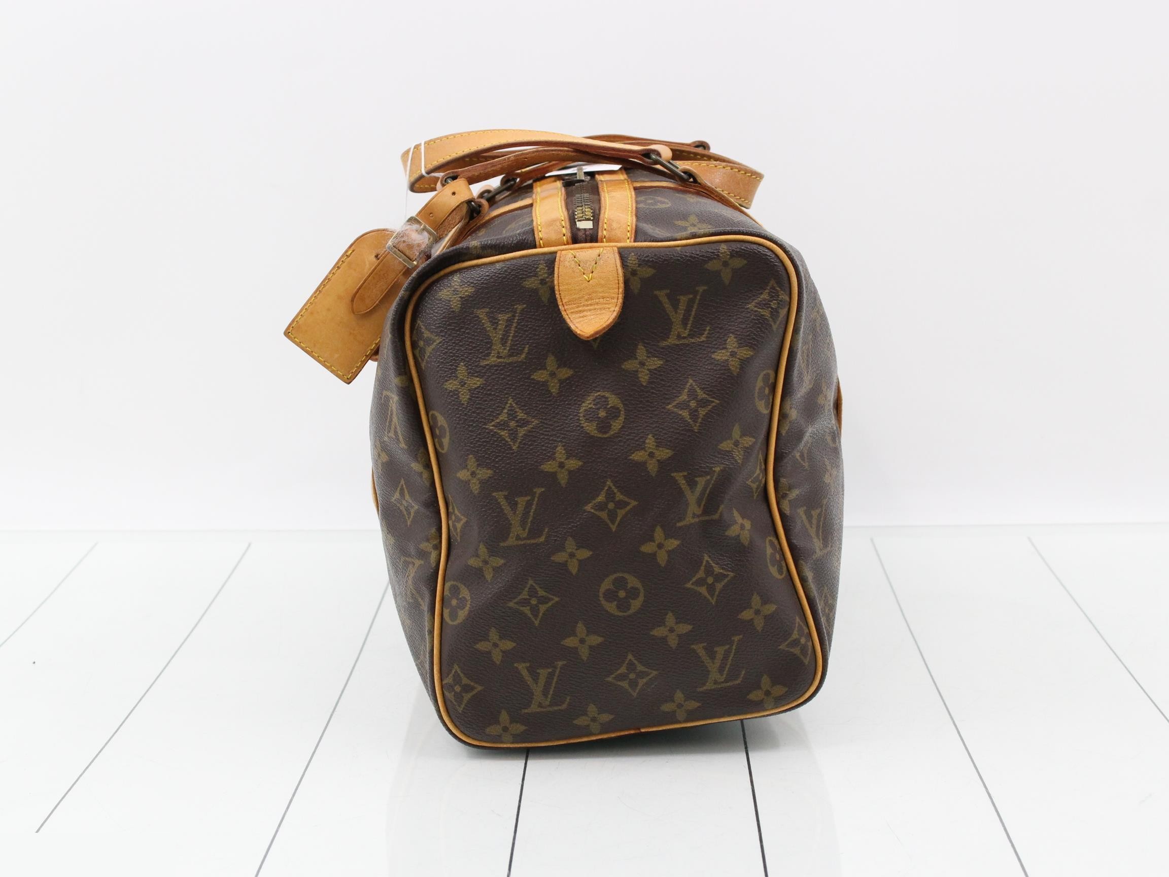 Monogram Saxe Souple 35 Boston Bag — view 4