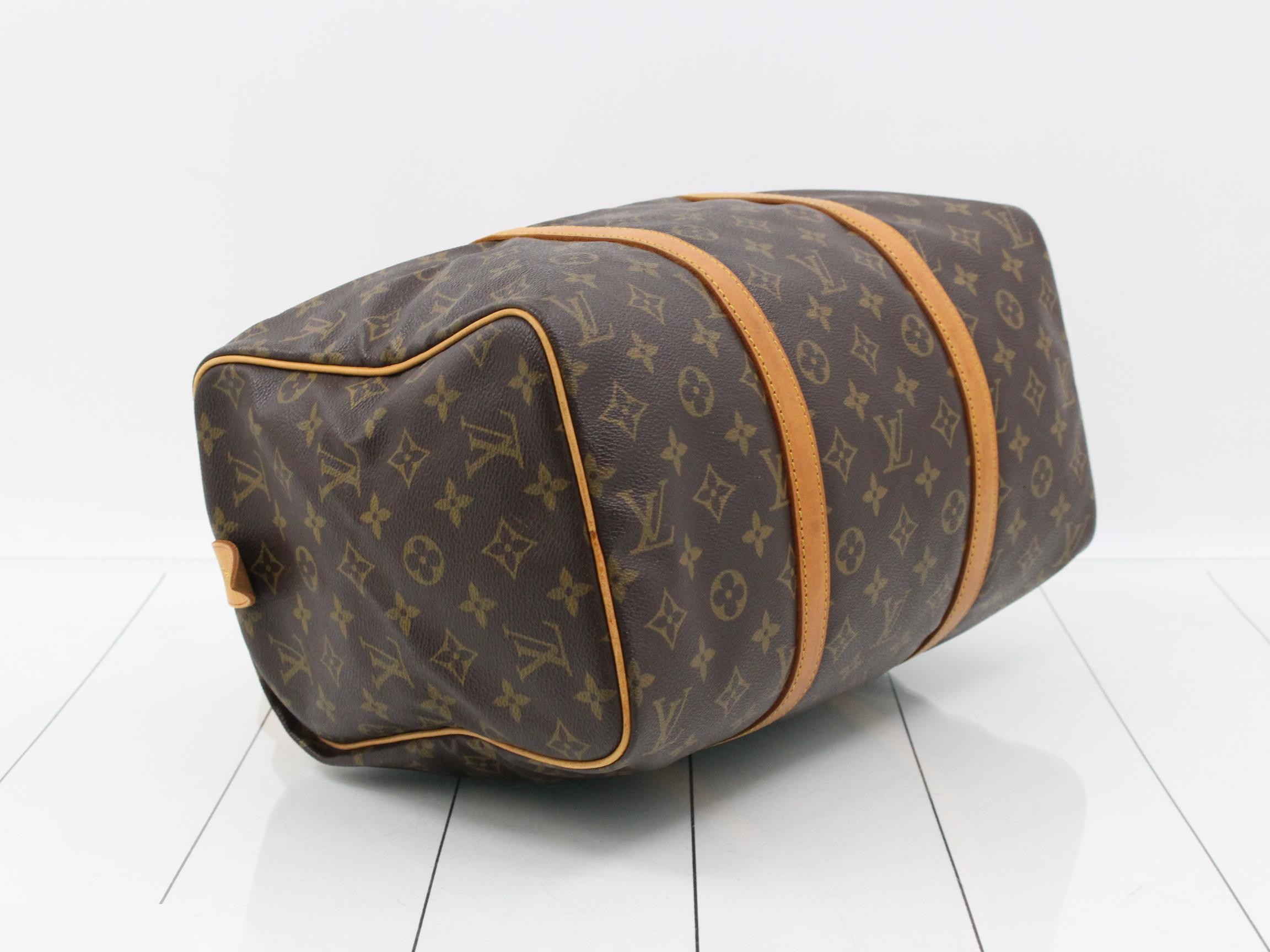 Monogram Saxe Souple 35 Boston Bag — view 5