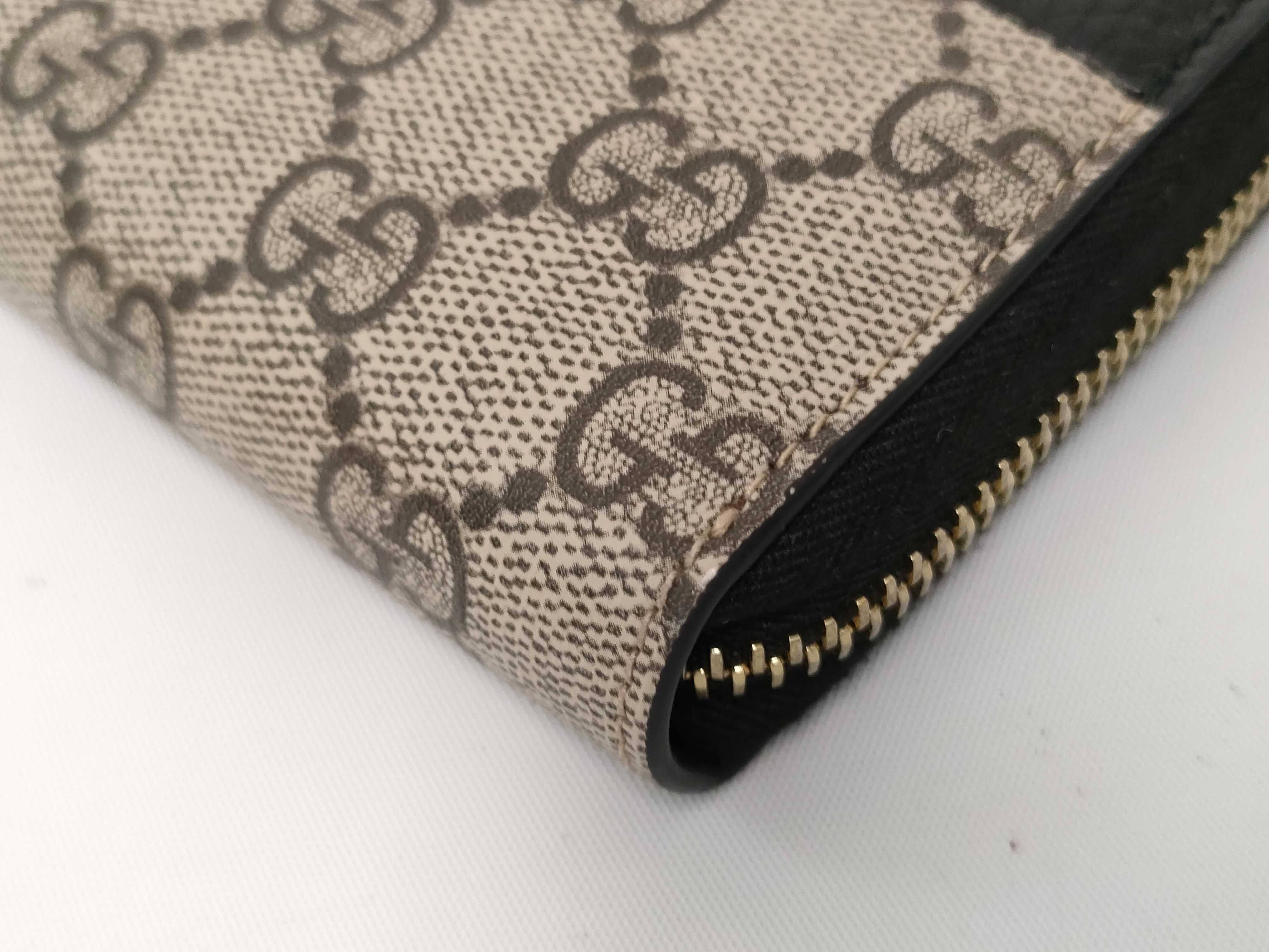 GG Supreme GG Marmont Zip-Around Wallet 456117 — view 6