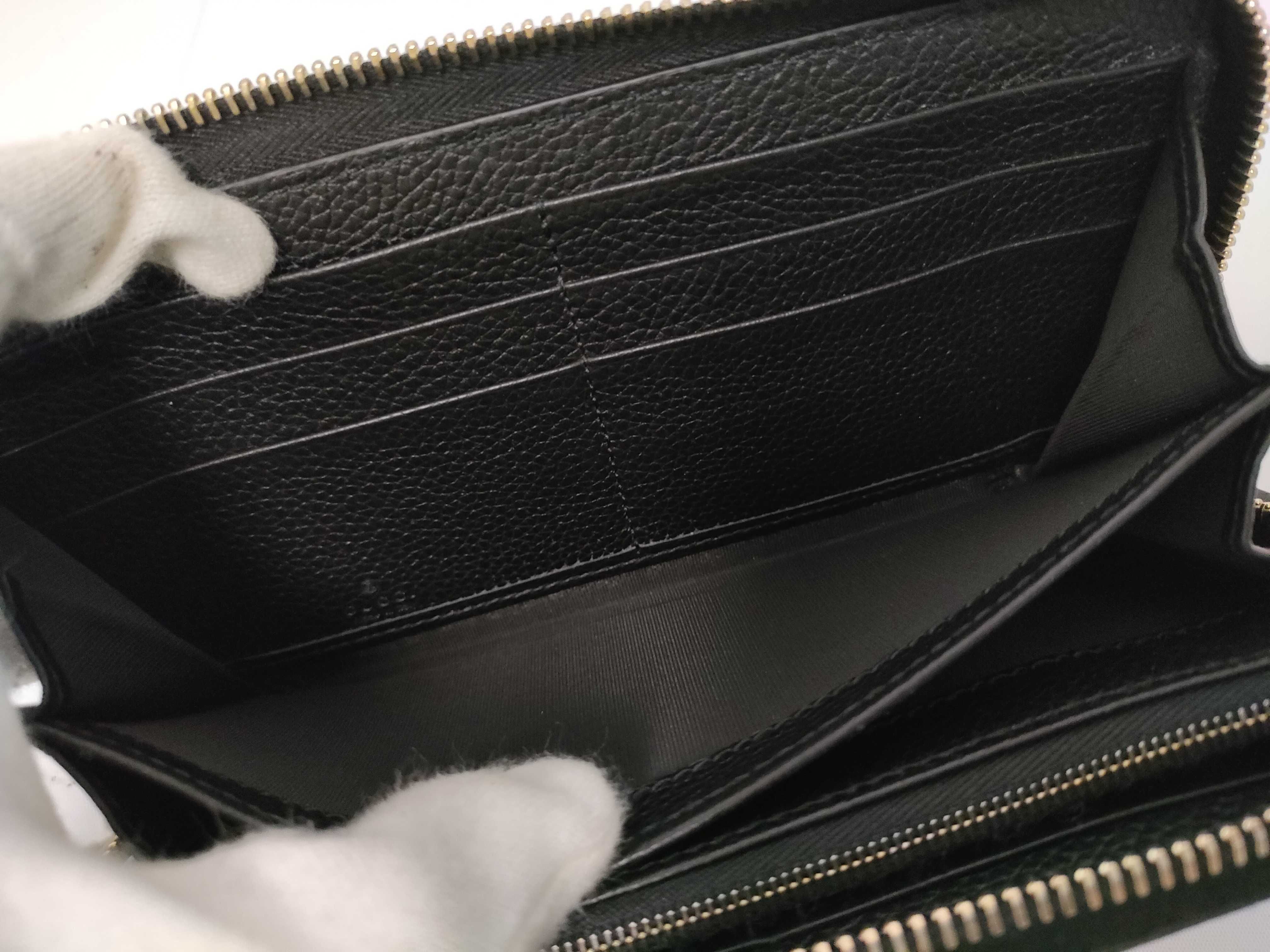 GG Supreme GG Marmont Zip-Around Wallet 456117 — view 9