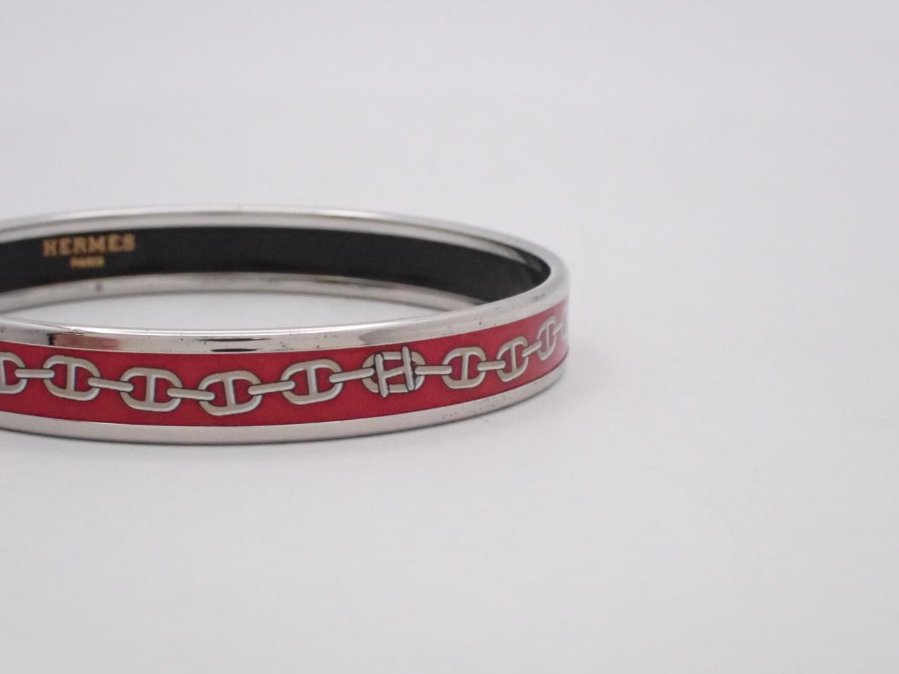 Enamel Bracelet, Chaine d'Ancre Pattern — view 3