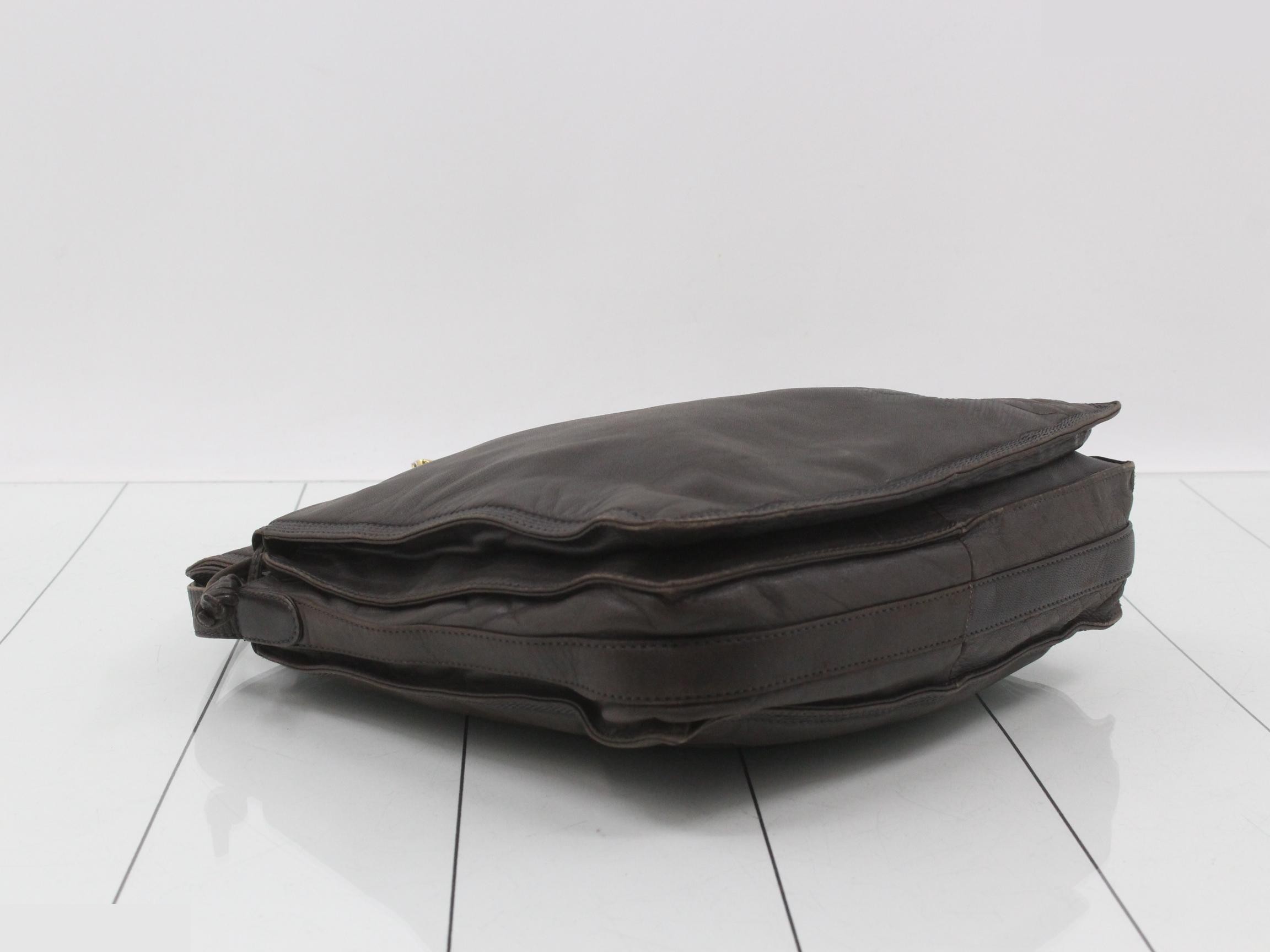 Leather shoulder bag, flamenco style — view 5