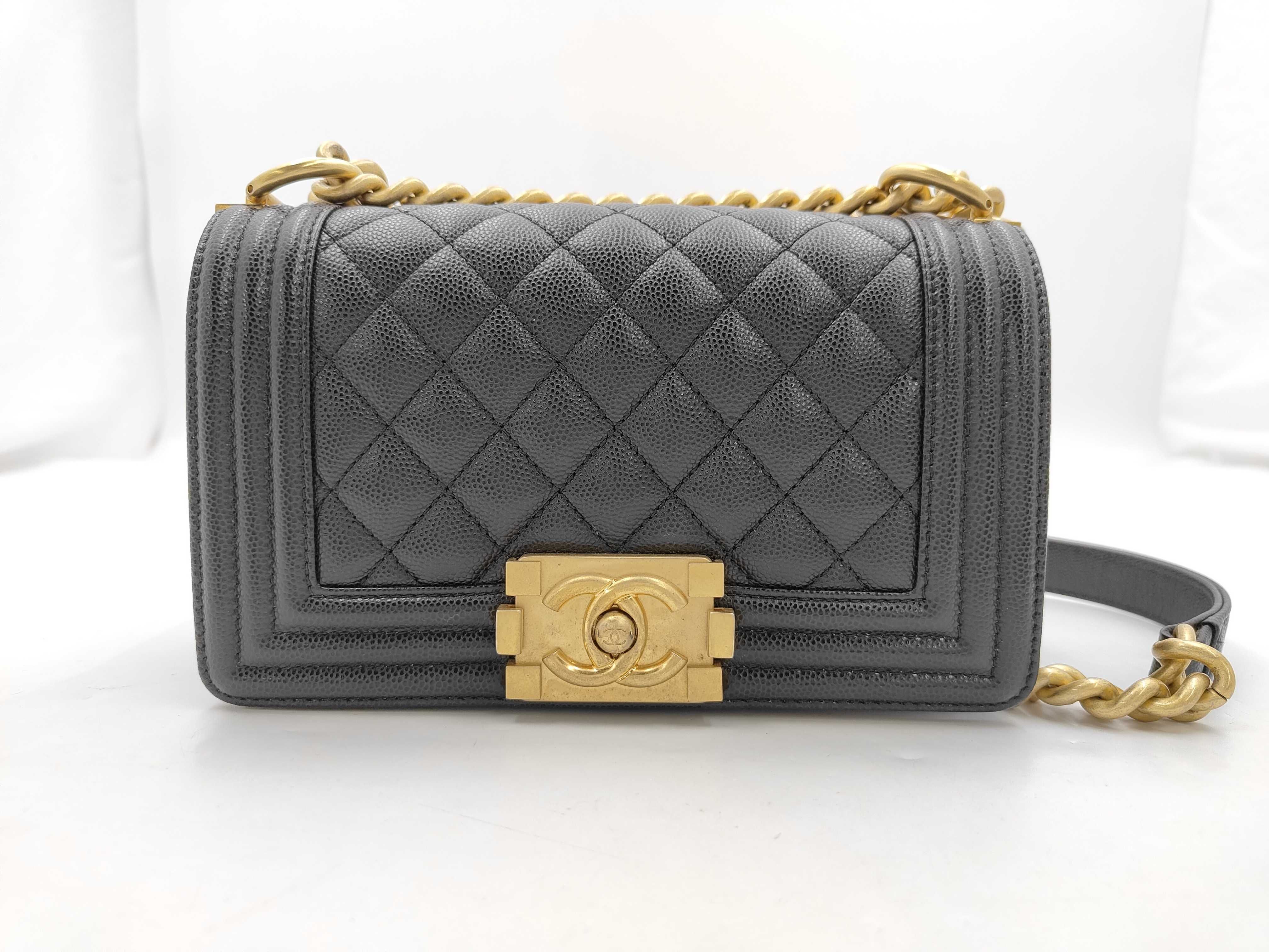 Boy Chanel Caviar Matelassé Shoulder Bag