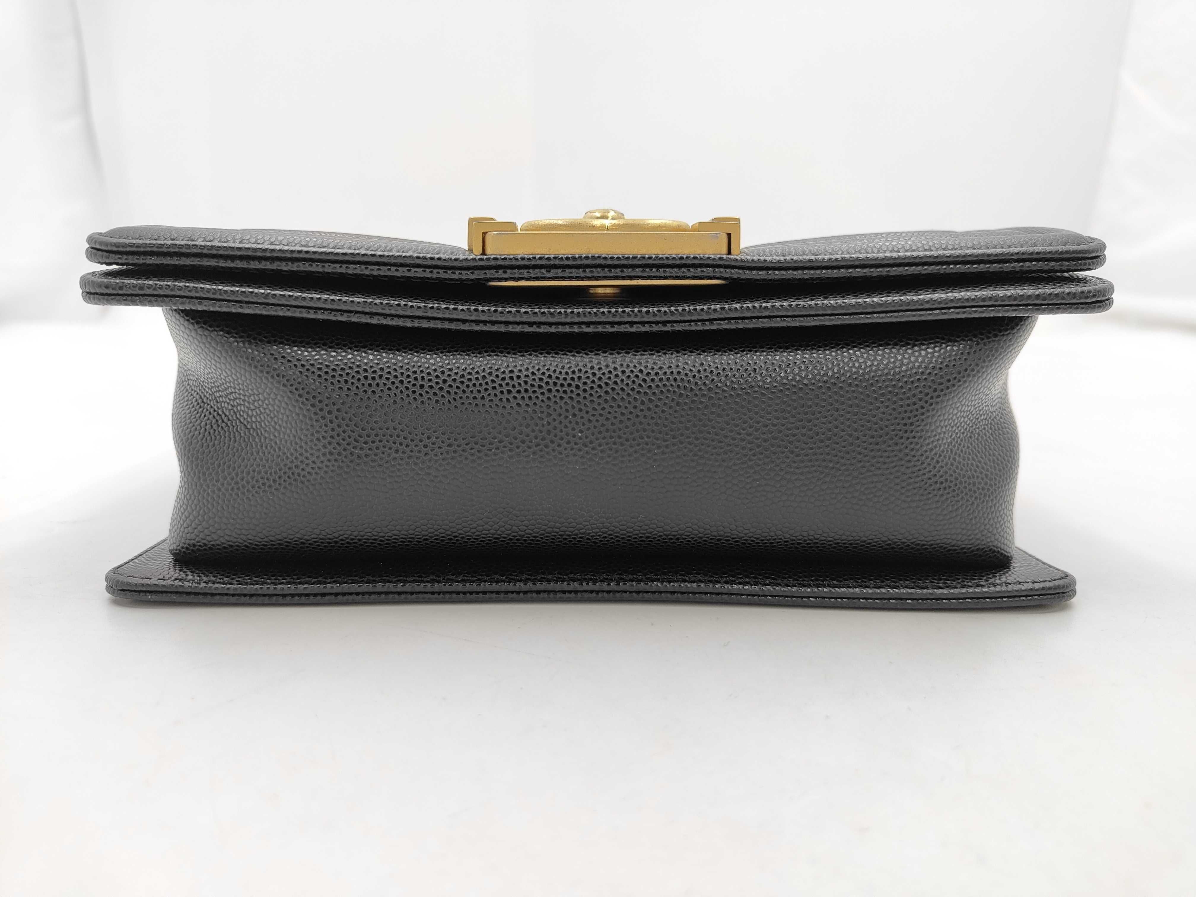 Boy Chanel Caviar Matelassé Shoulder Bag — view 4