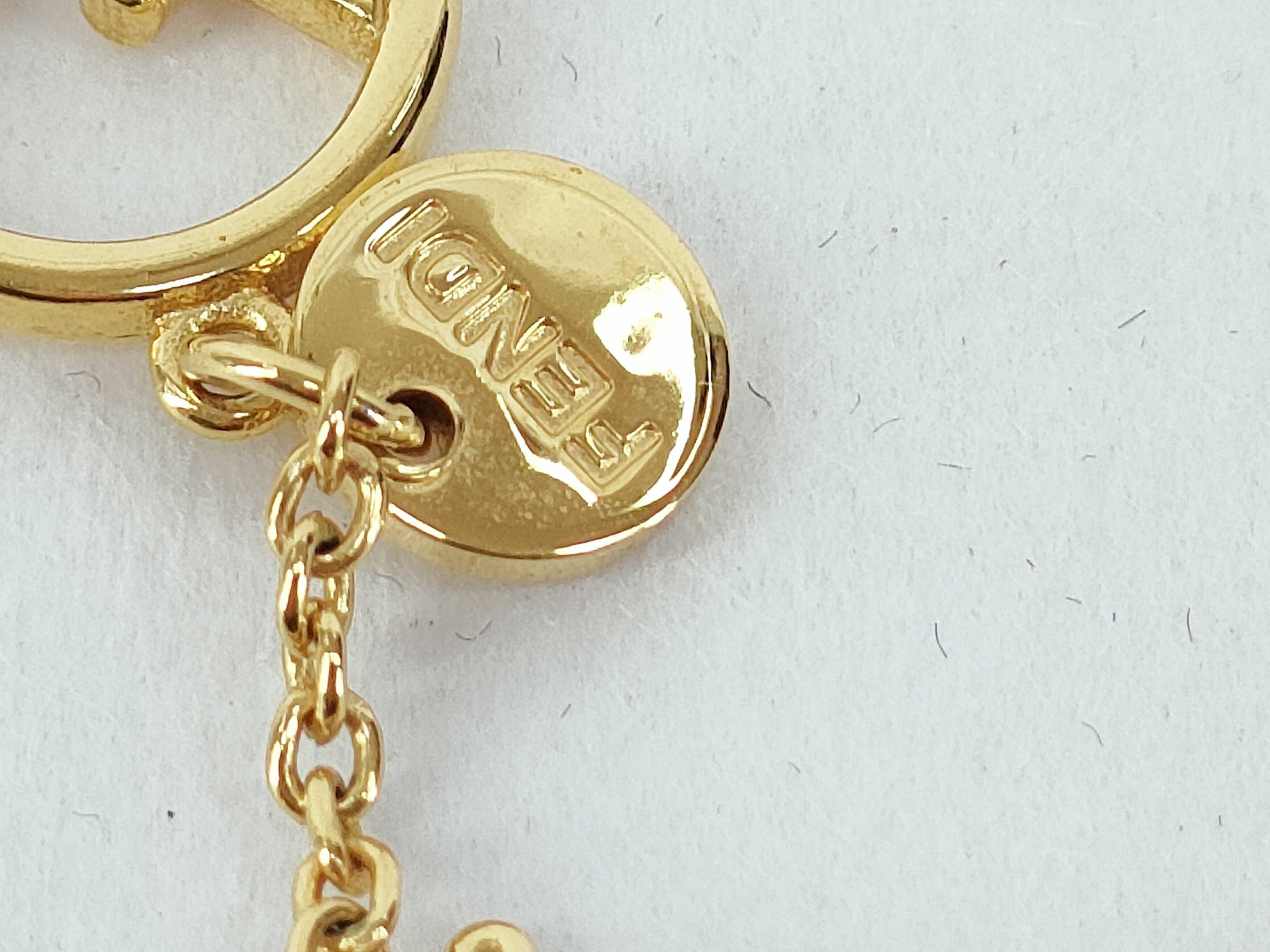 necklace, gold color necklace — view 4