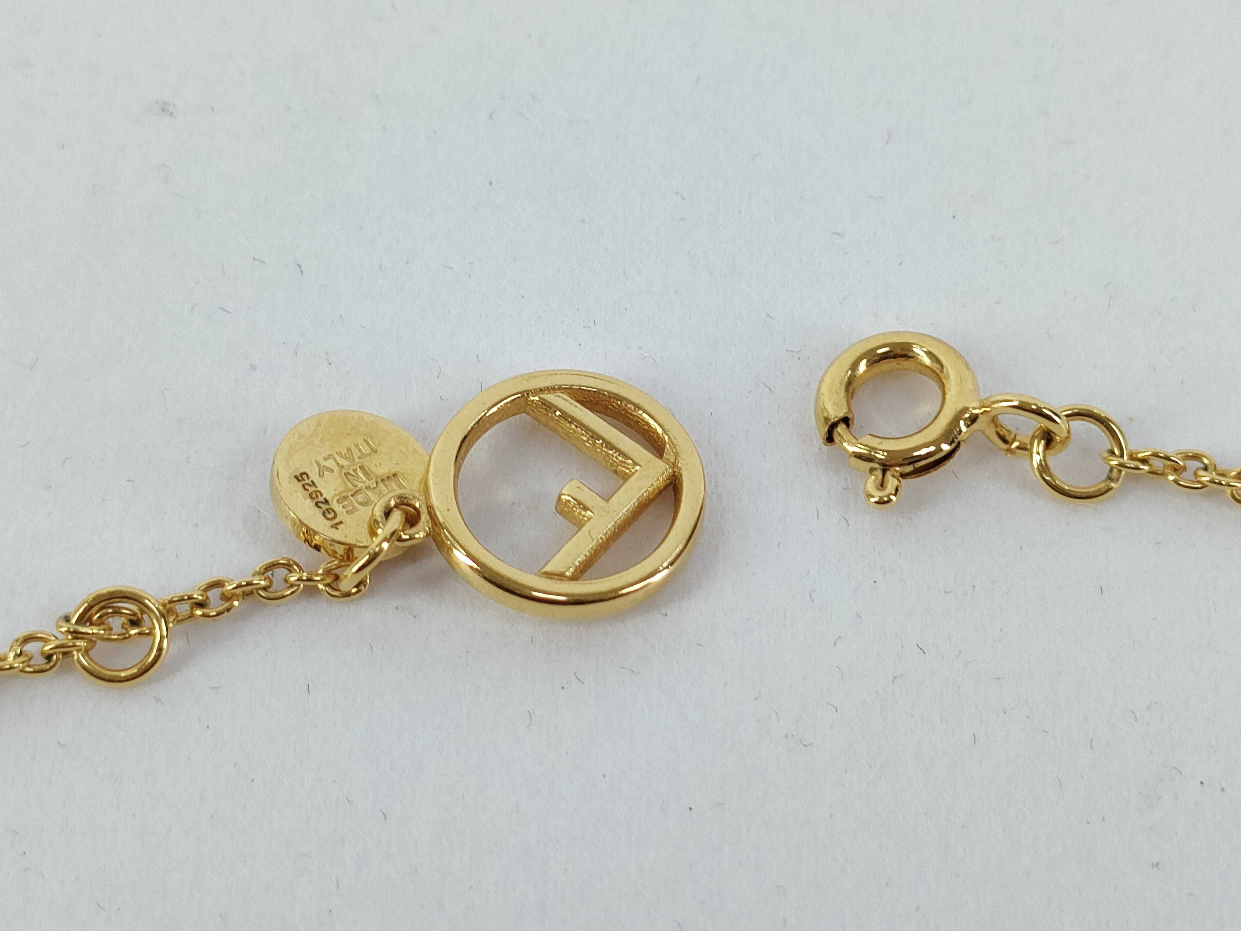 necklace, gold color necklace — view 6