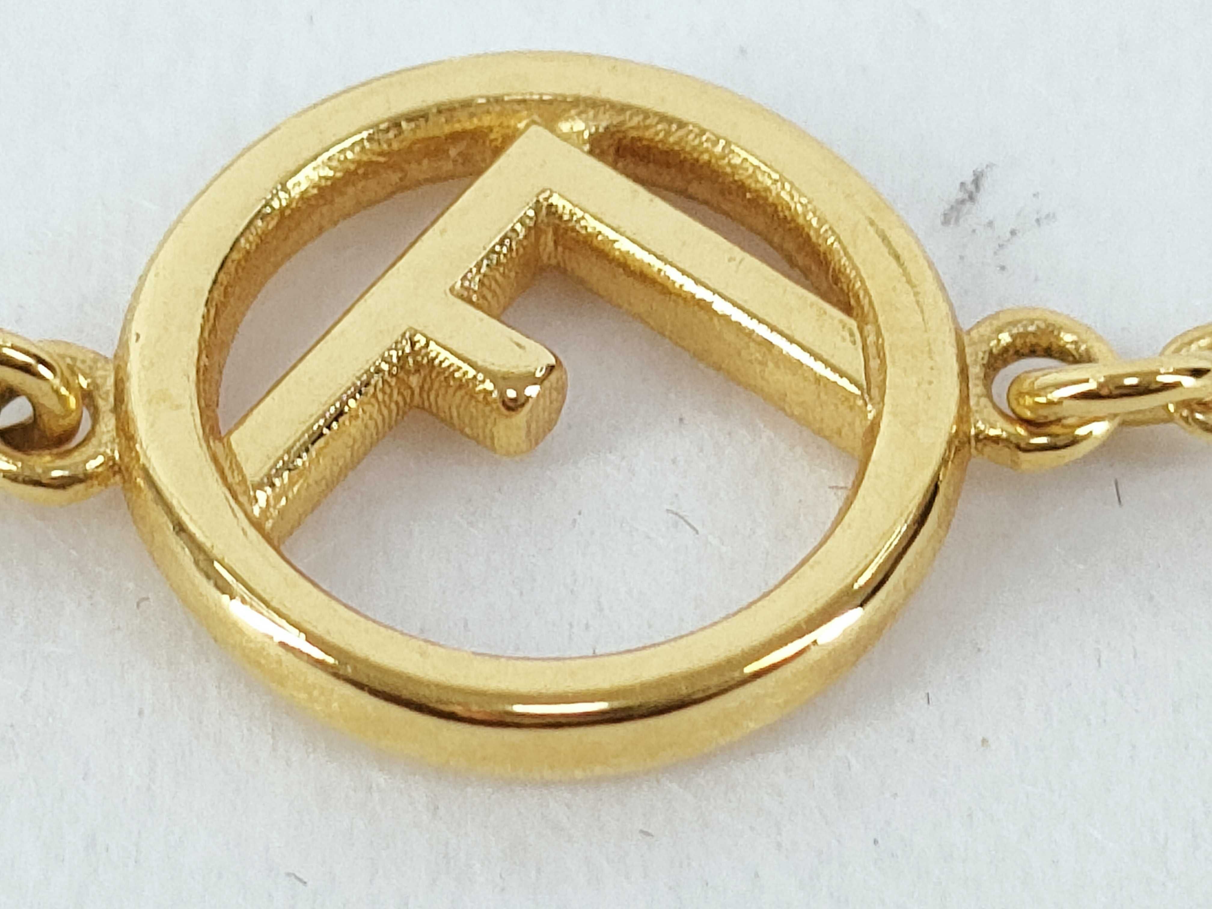 necklace, gold color necklace — view 9