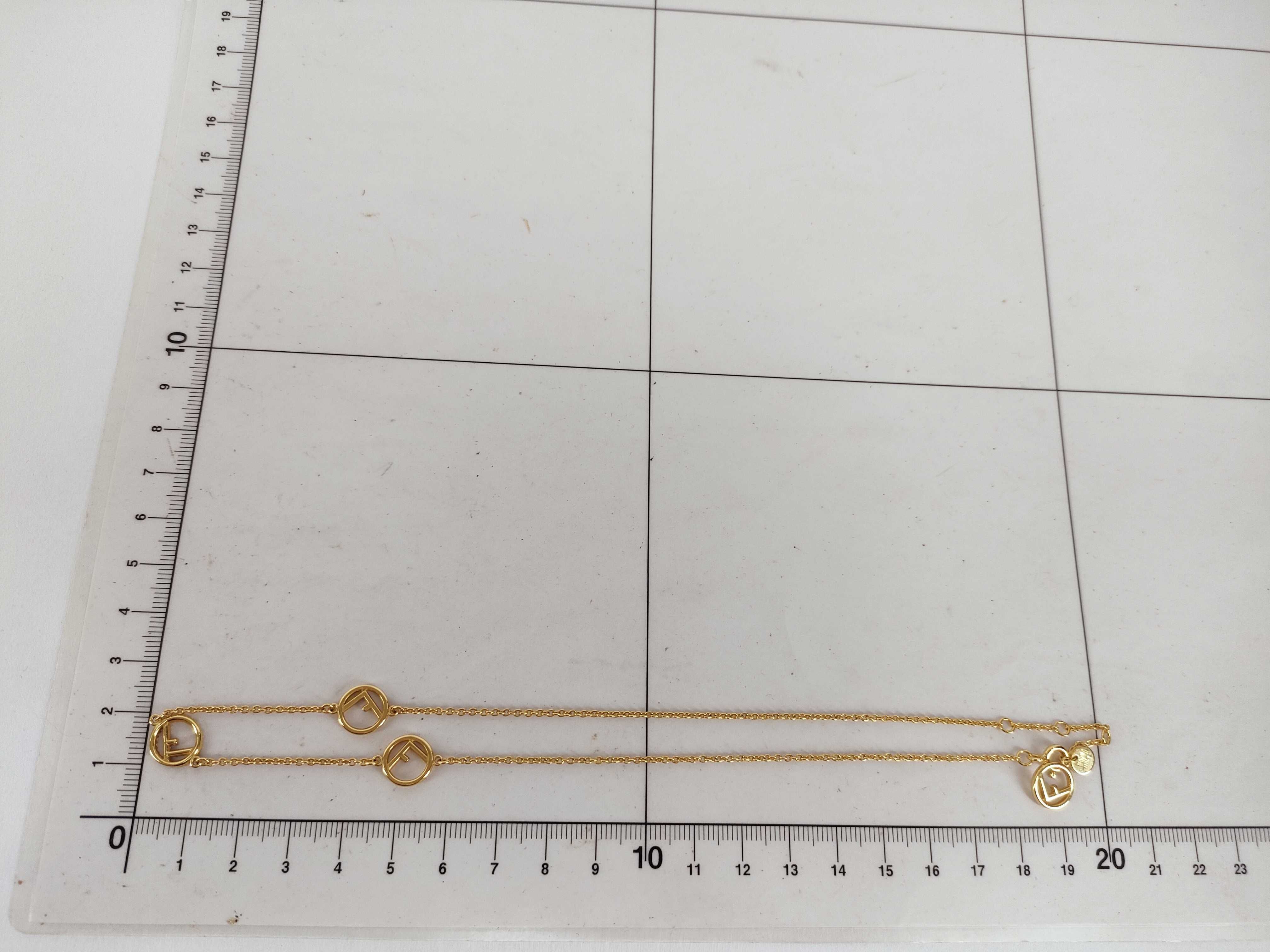 necklace, gold color necklace — view 10