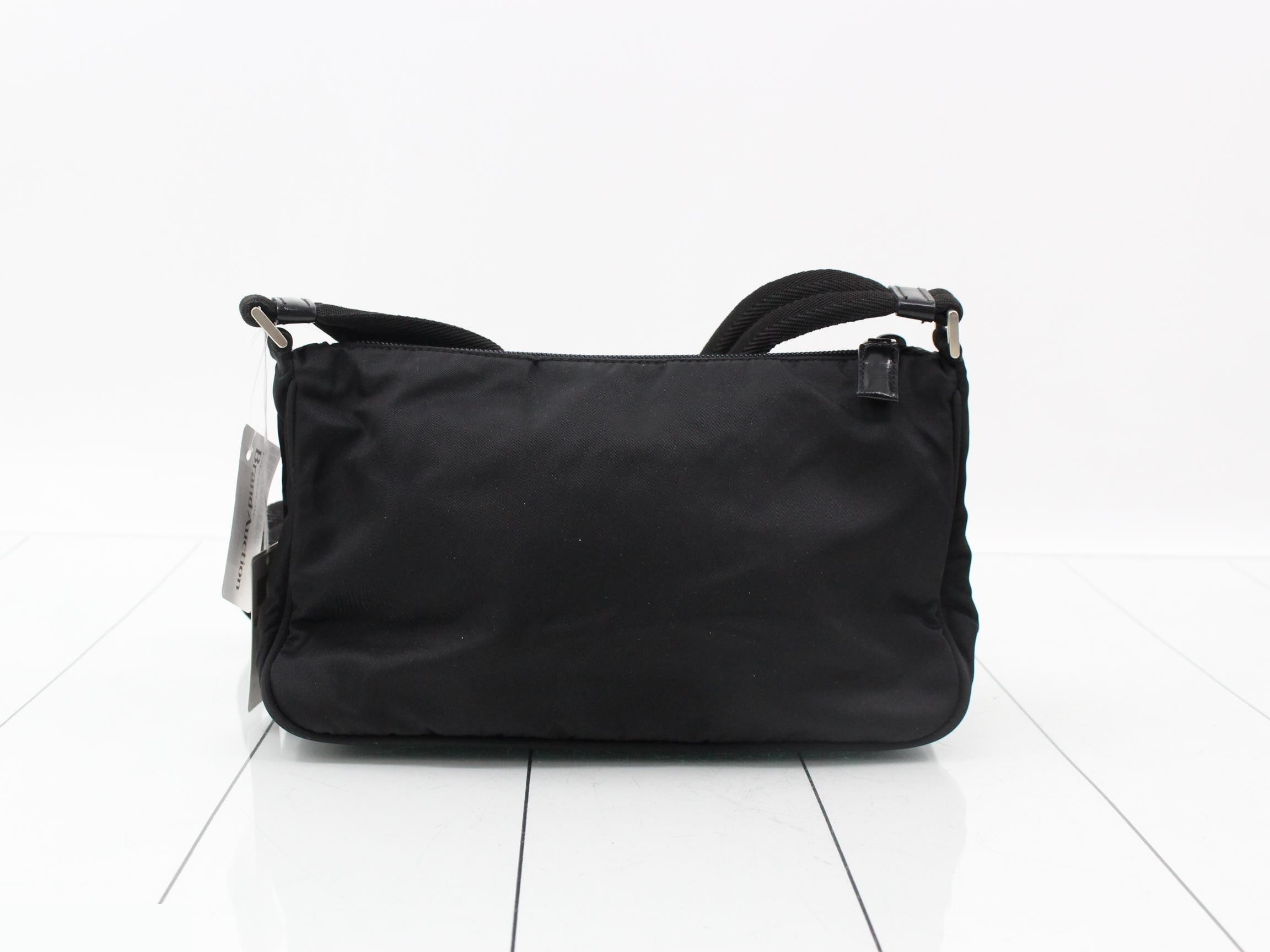Logo Triangle Plate Shoulder Bag — view 2