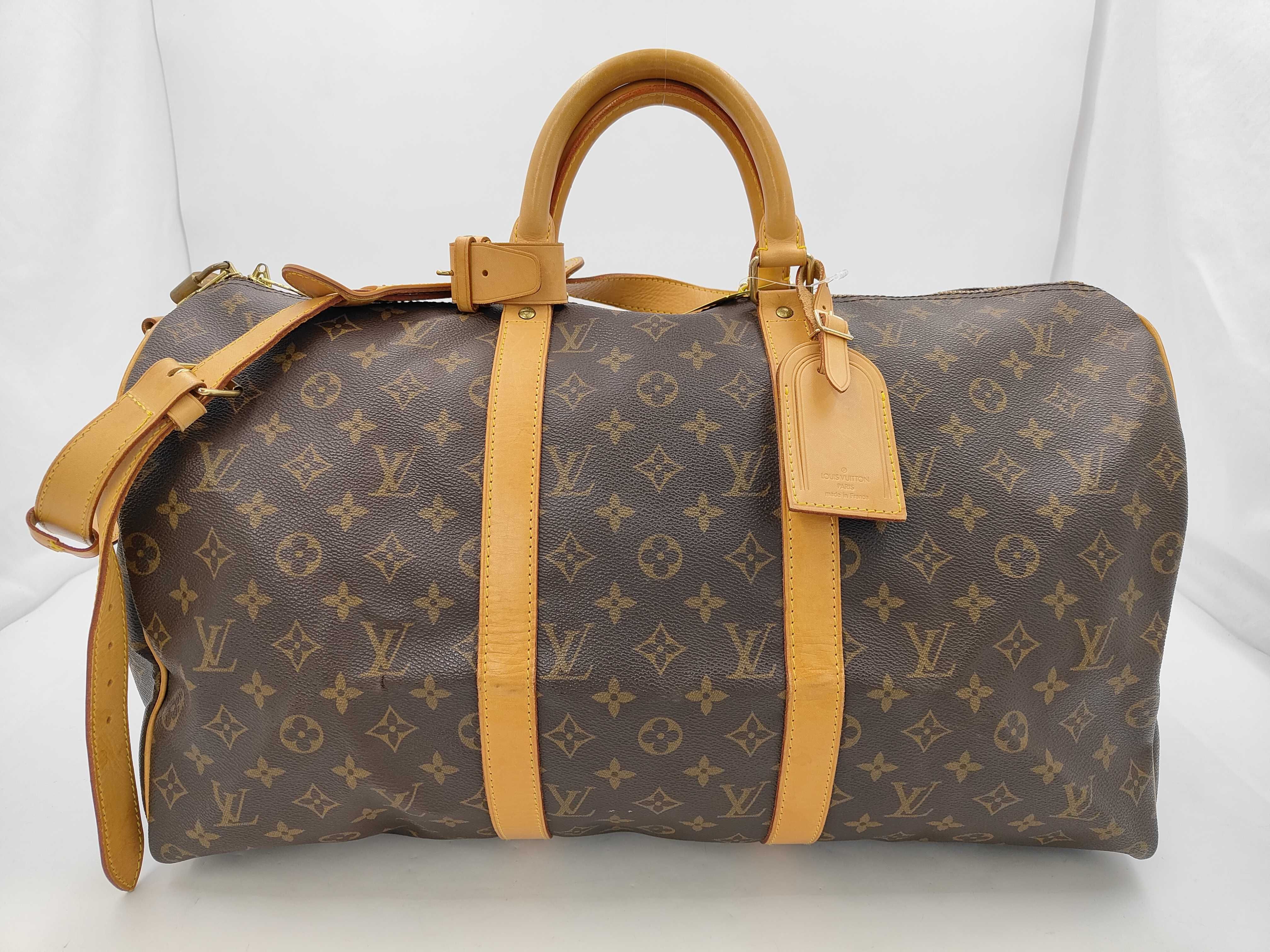 Monogram Keepall Bandoulière Boston Bag