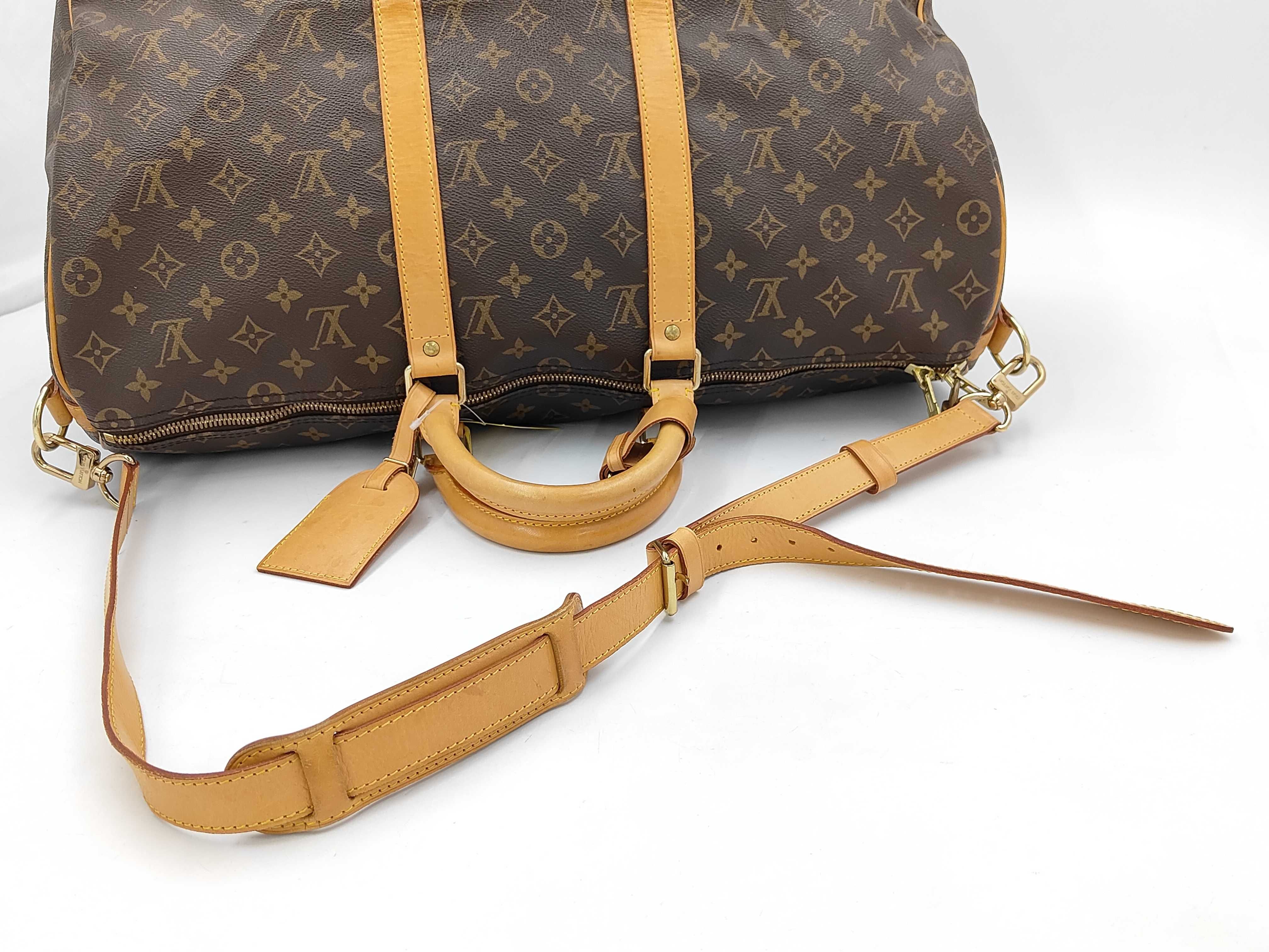 Monogram Keepall Bandoulière Boston Bag — view 5