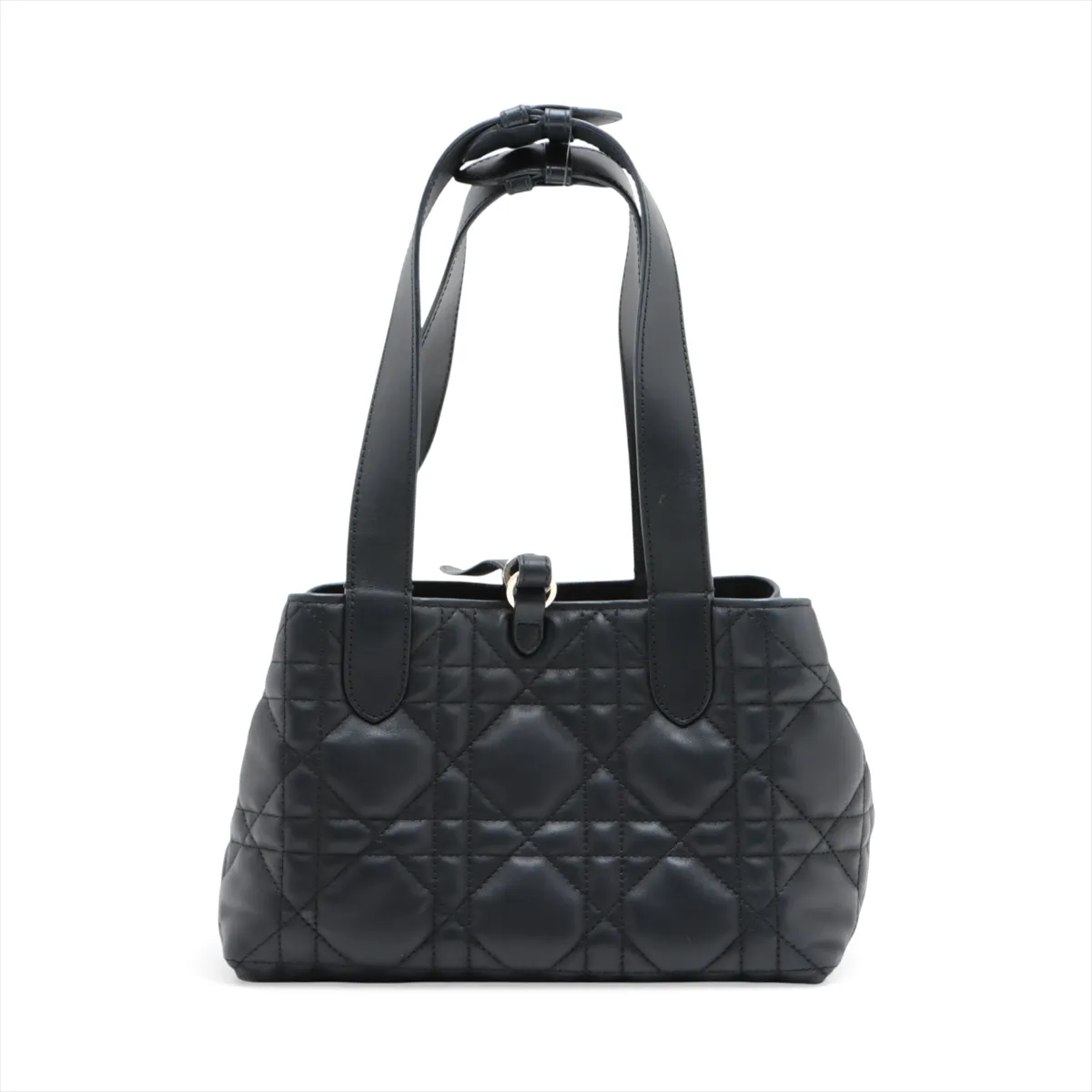 Toujours Small Macro Cannage Leather Black — view 2