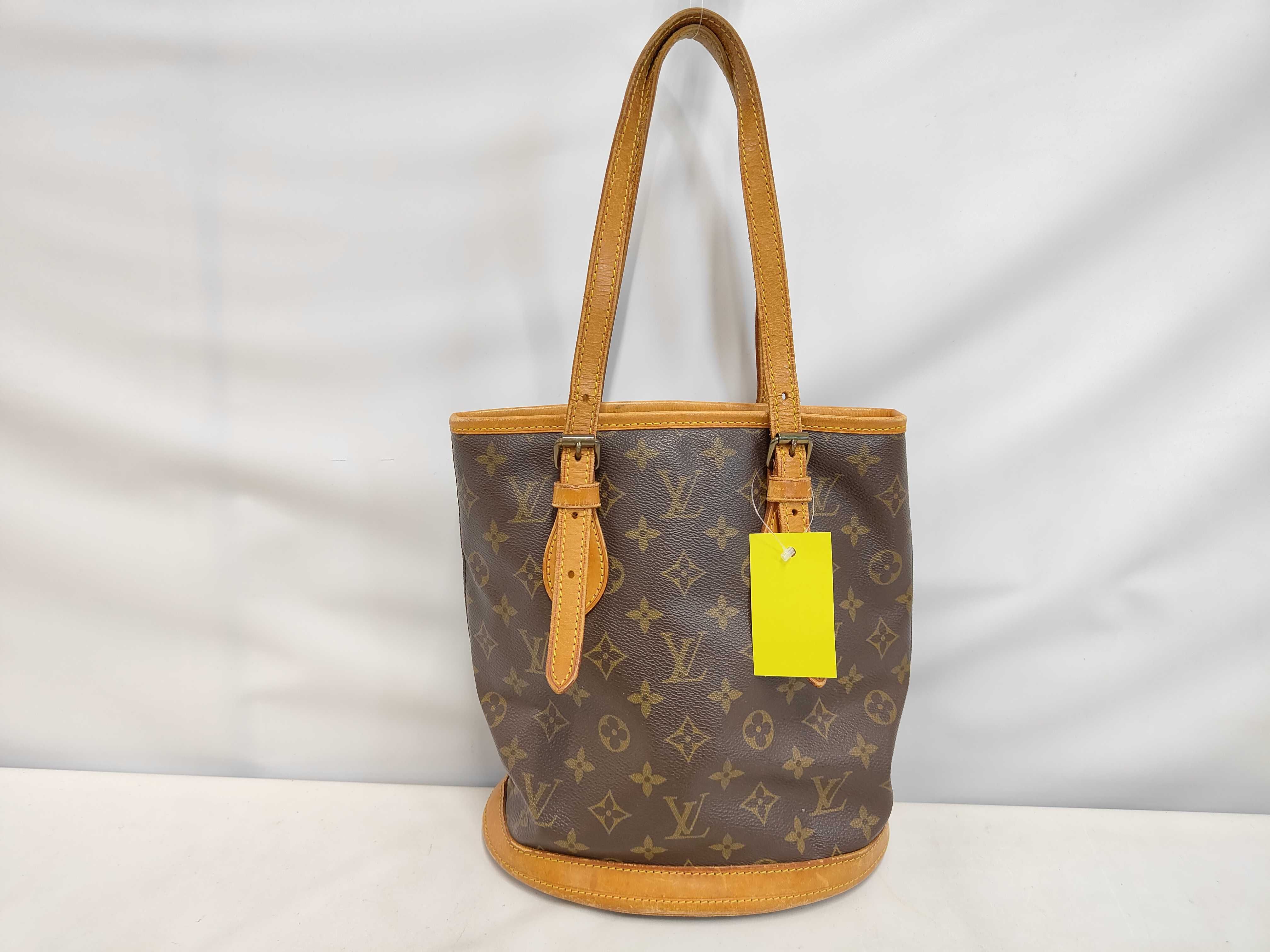 Monogram M42238 Petite Bucket Shoulder Bag