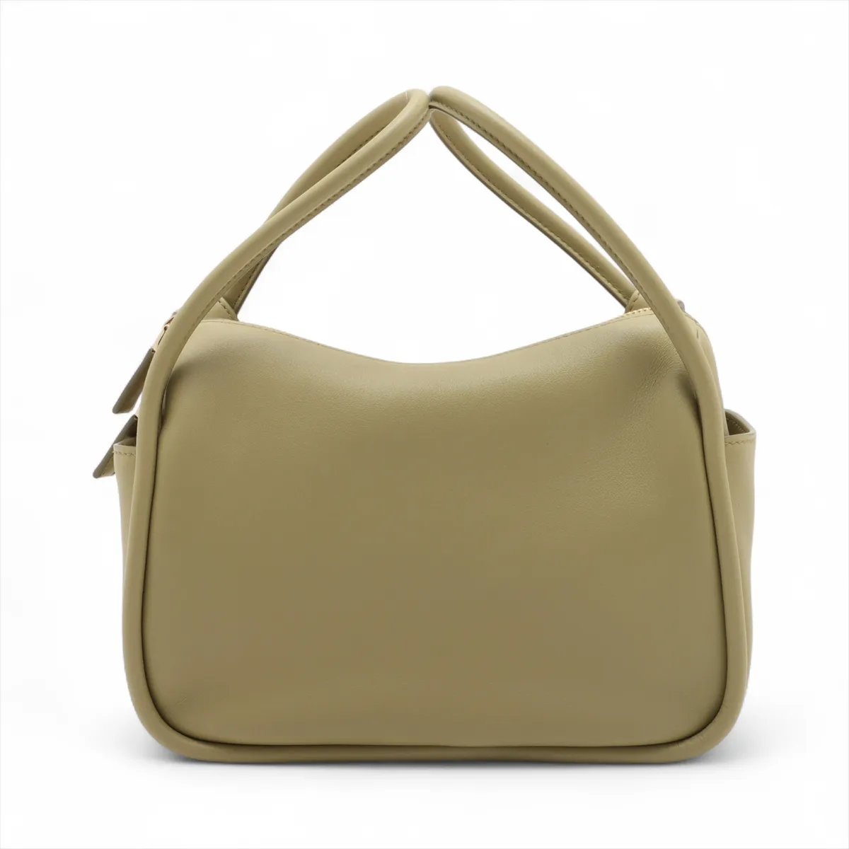 Soft Grain Darling Leather 2WAY Handbag Green 1BA451 — view 2