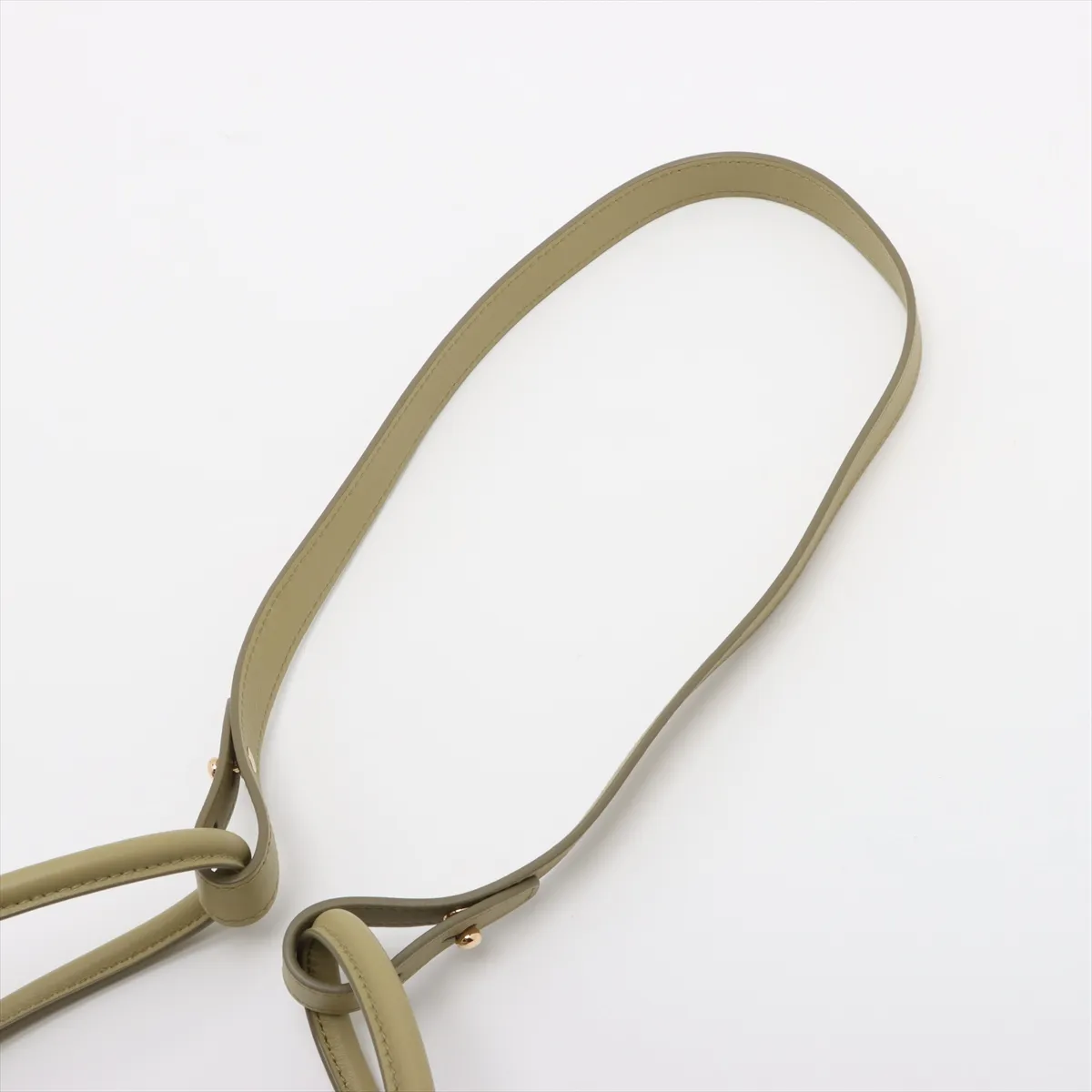 Soft Grain Darling Leather 2WAY Handbag Green 1BA451 — view 7