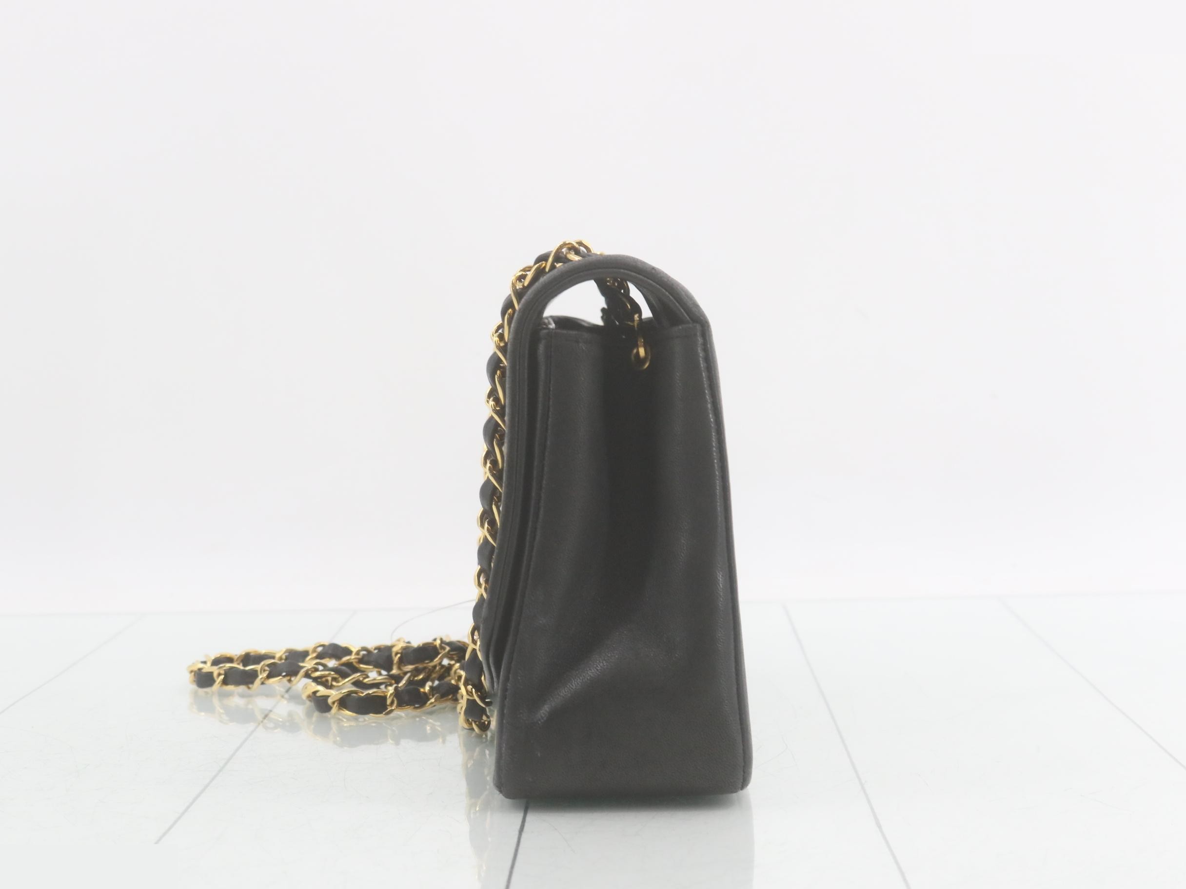 Diana 25 Lamb Chain Shoulder Bag with Seal Card — view 3