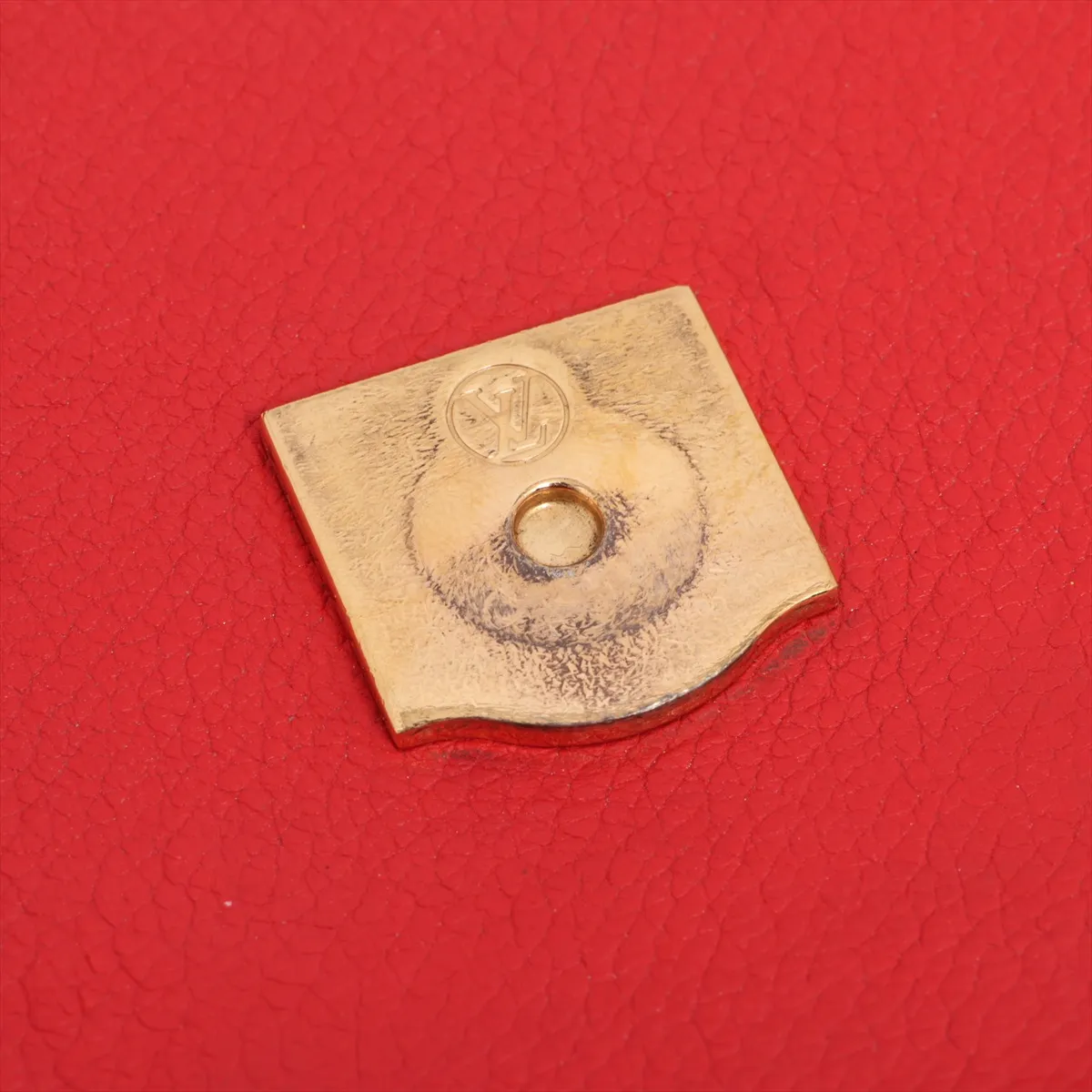 Monogram x Leather Marignan M43959 CA3119 Brown x Red RFID reaction available — view 14