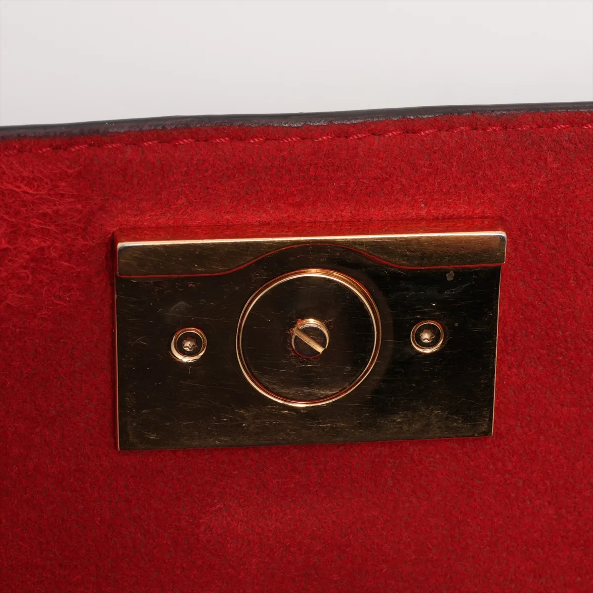 Monogram x Leather Marignan M43959 CA3119 Brown x Red RFID reaction available — view 15