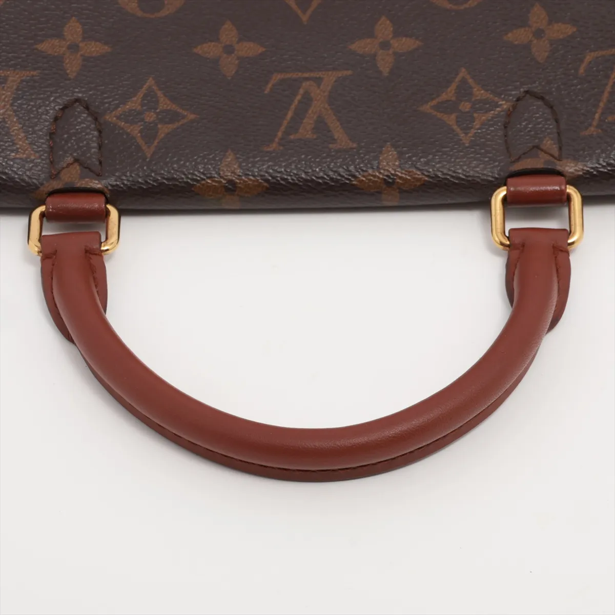 Monogram x Leather Marignan M43959 CA3119 Brown x Red RFID reaction available — view 5