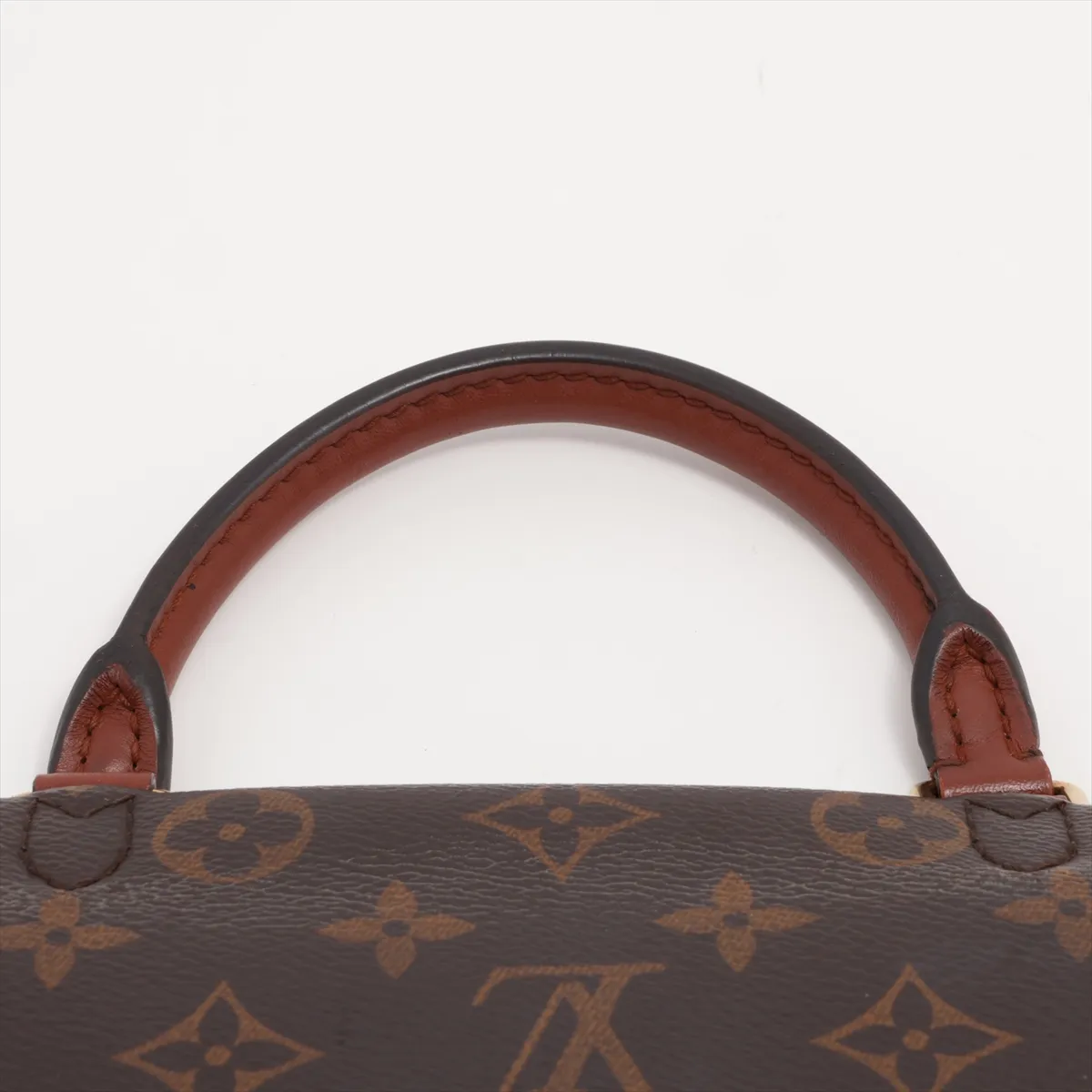 Monogram x Leather Marignan M43959 CA3119 Brown x Red RFID reaction available — view 6