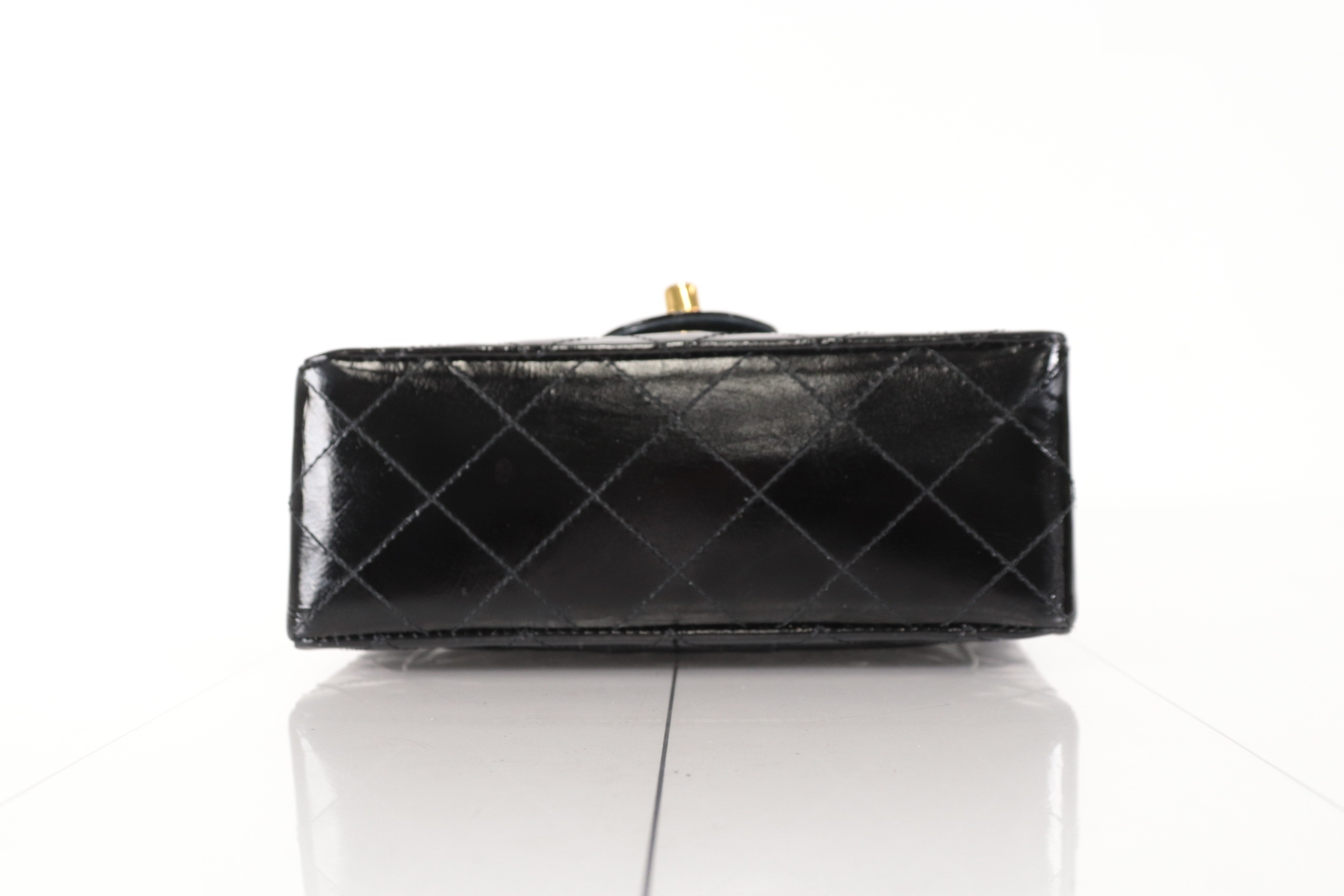 Minimat Patent Chain Shoulder Bag, Unit 1 — view 7