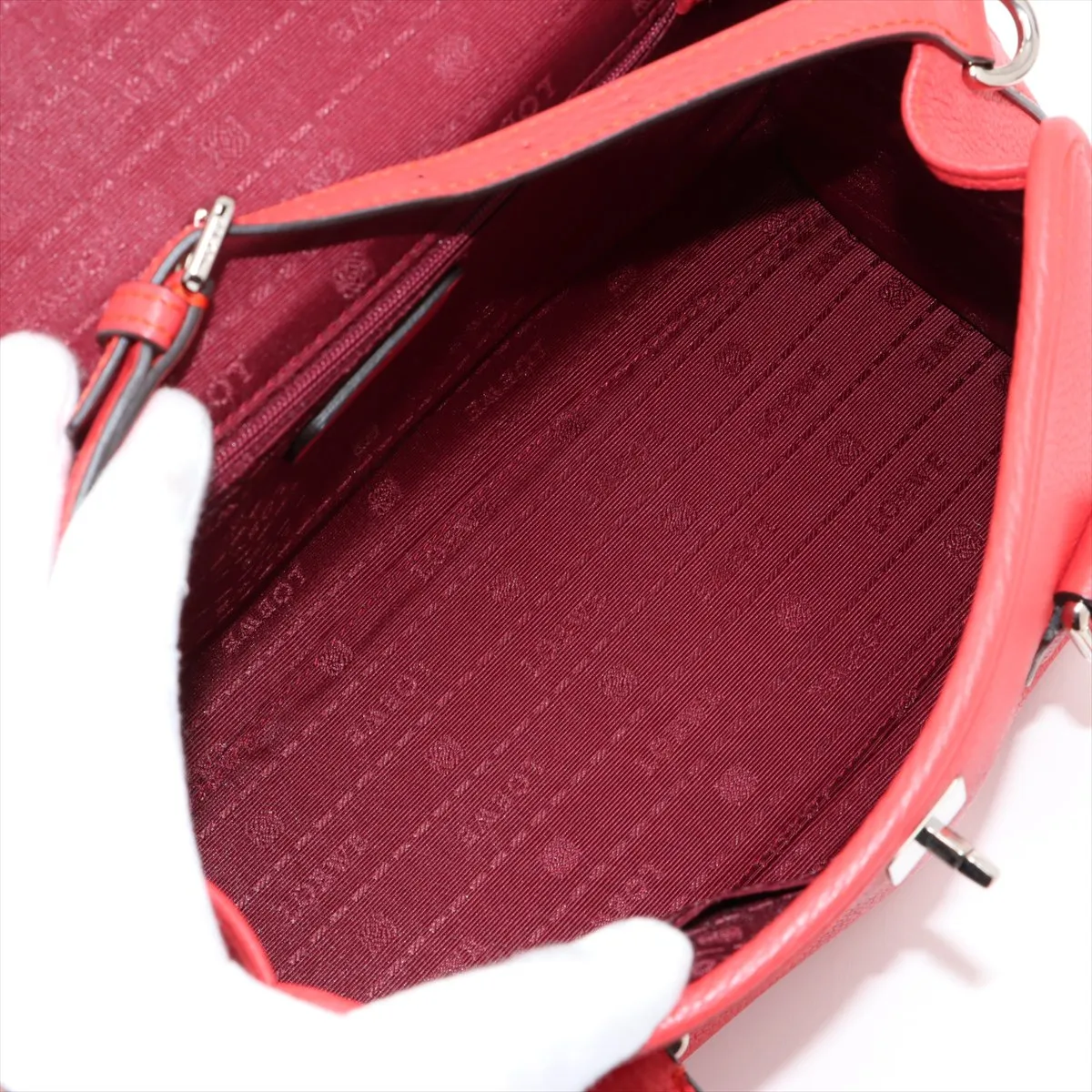 Alamo 28 Leather 2WAY Handbag Orange — view 8