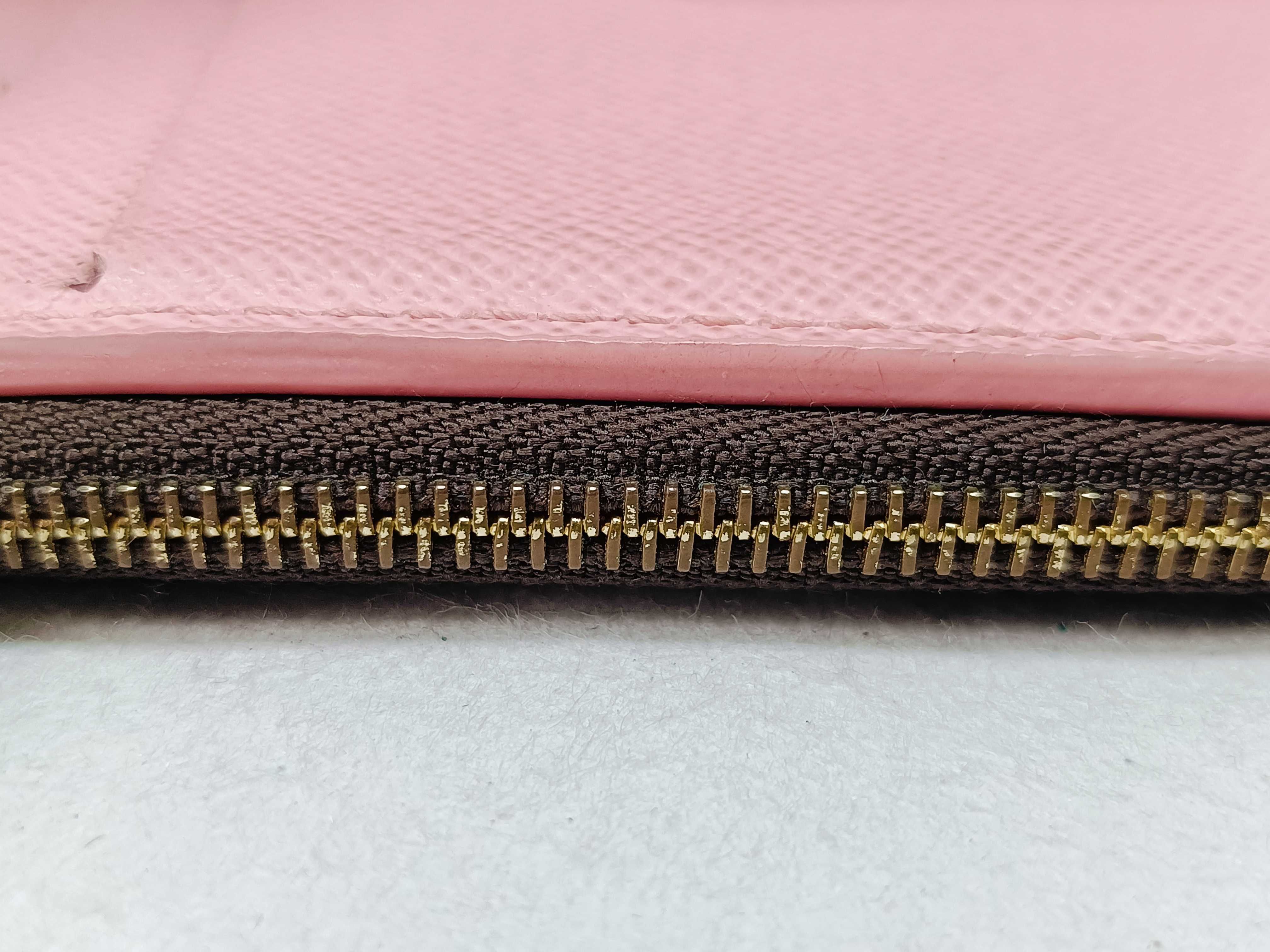 Damier Portefeuille Victorine Brown x Pink Wallet — view 10