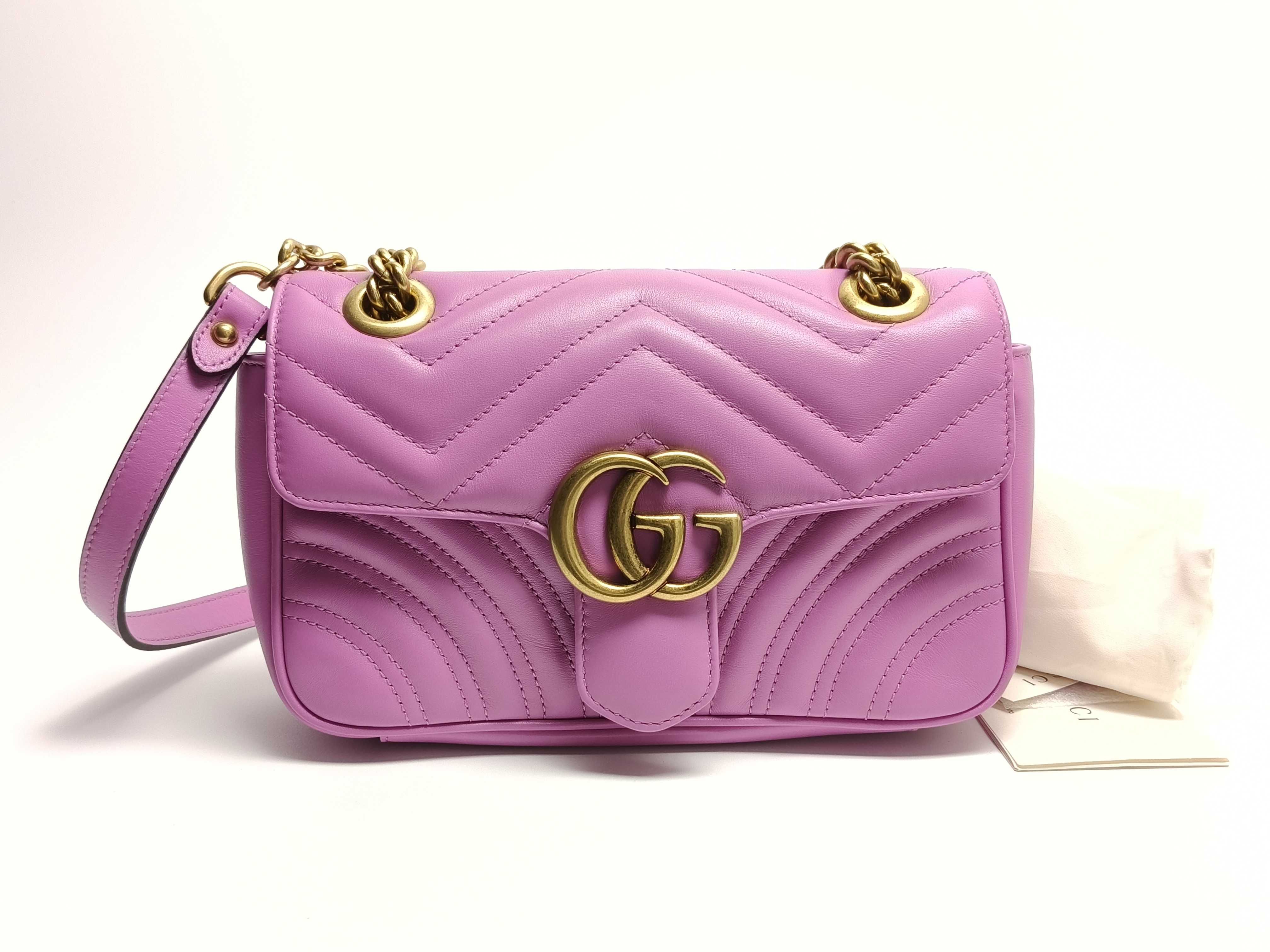 446744 GG Marmont Chain Shoulder Bag