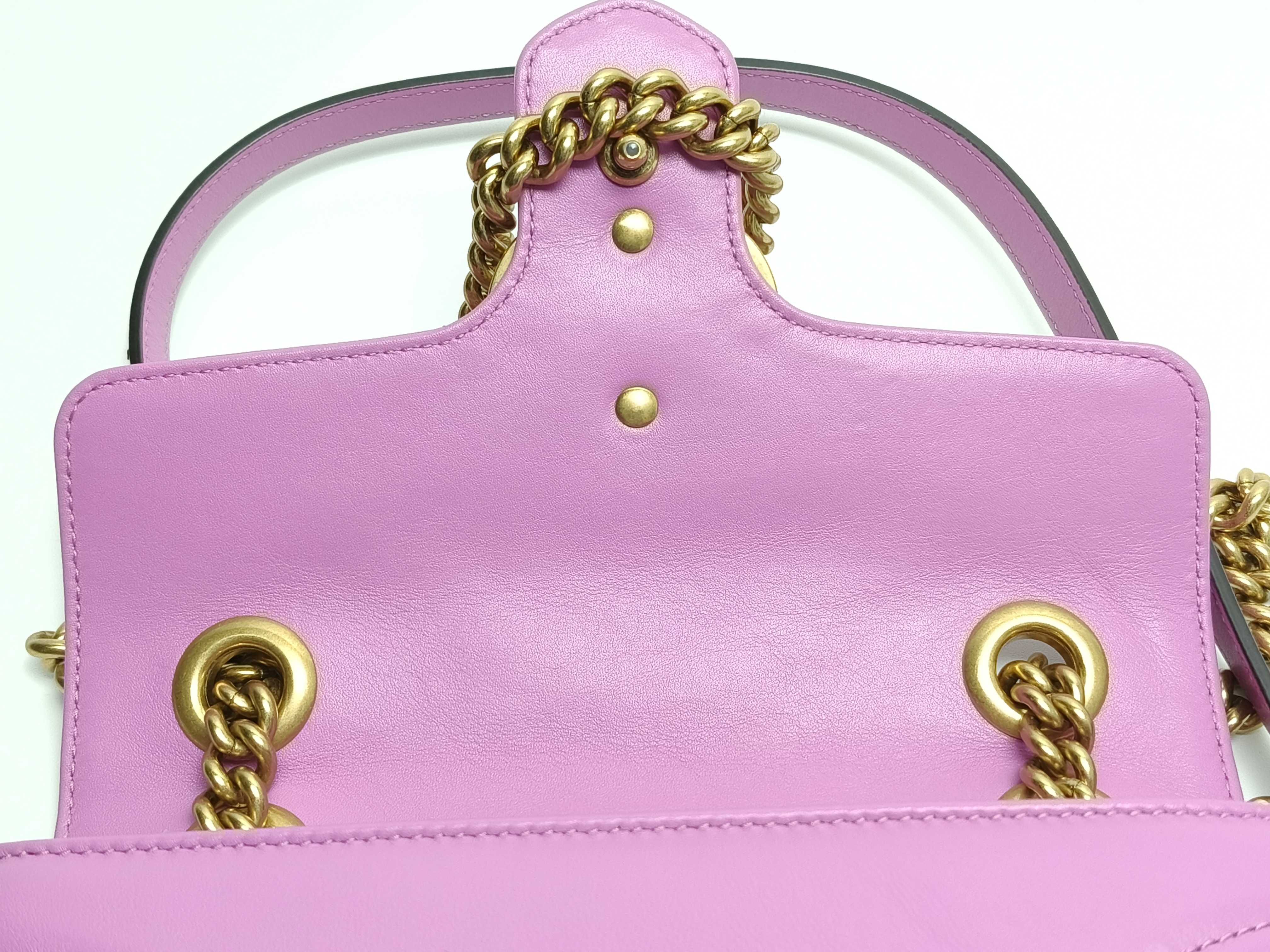 446744 GG Marmont Chain Shoulder Bag — view 8
