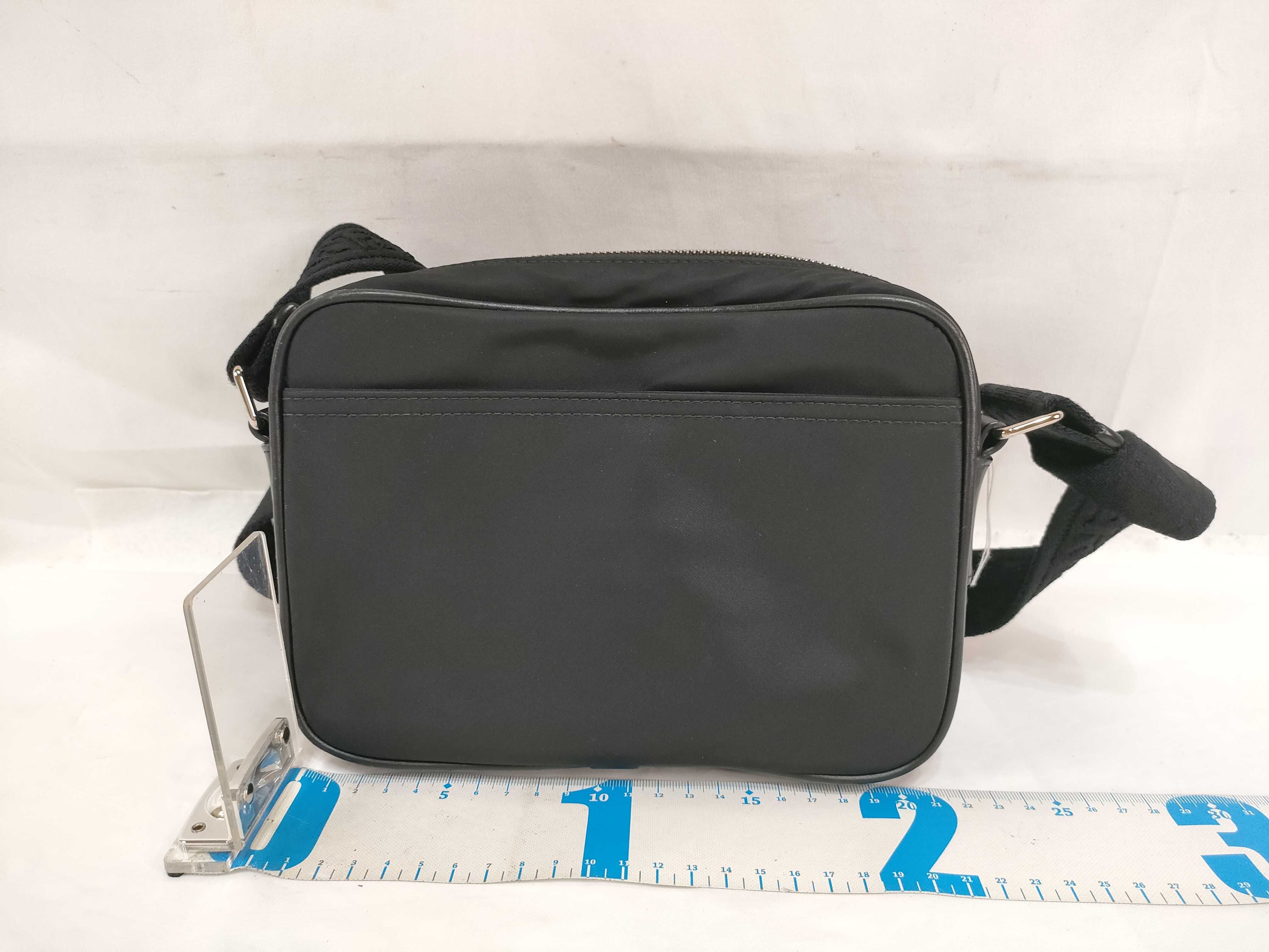 Nylon Shoulder Bag (Black) — view 2