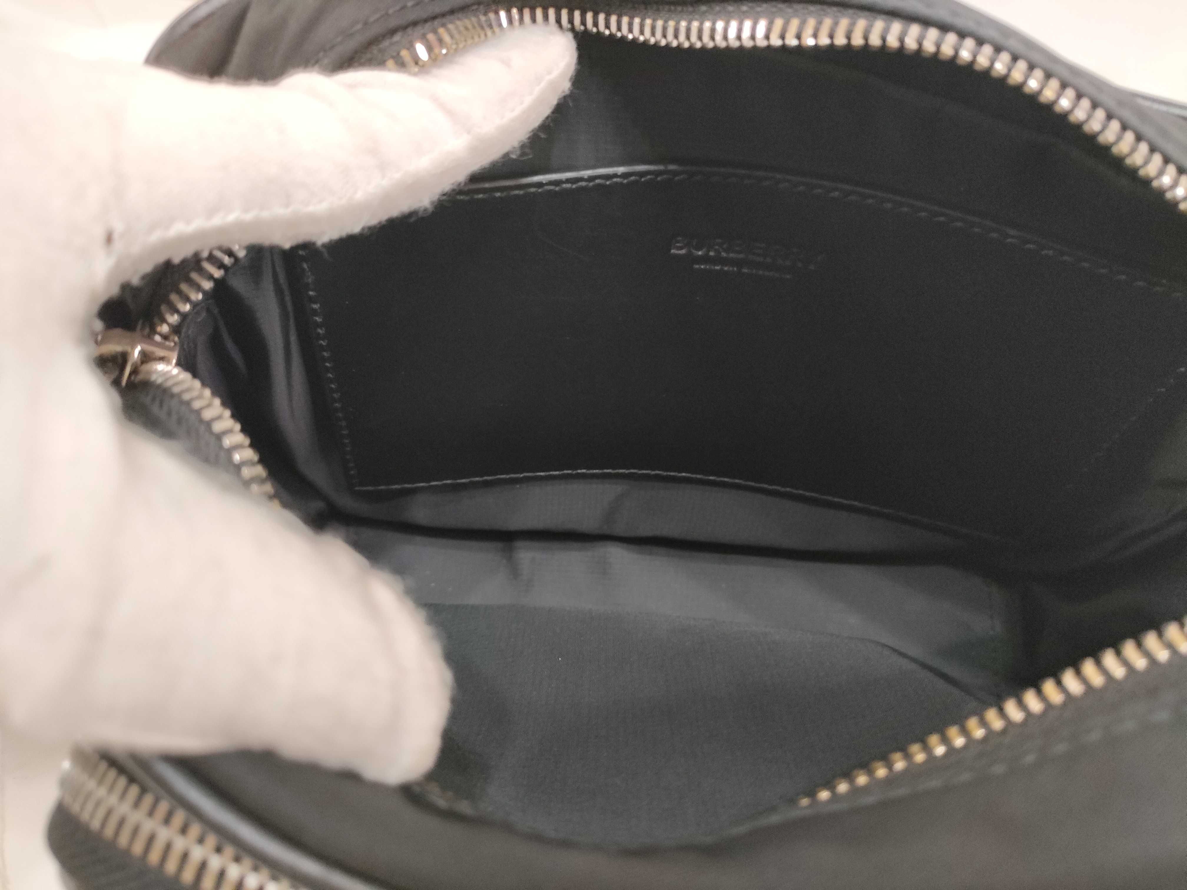 Nylon Shoulder Bag (Black) — view 12