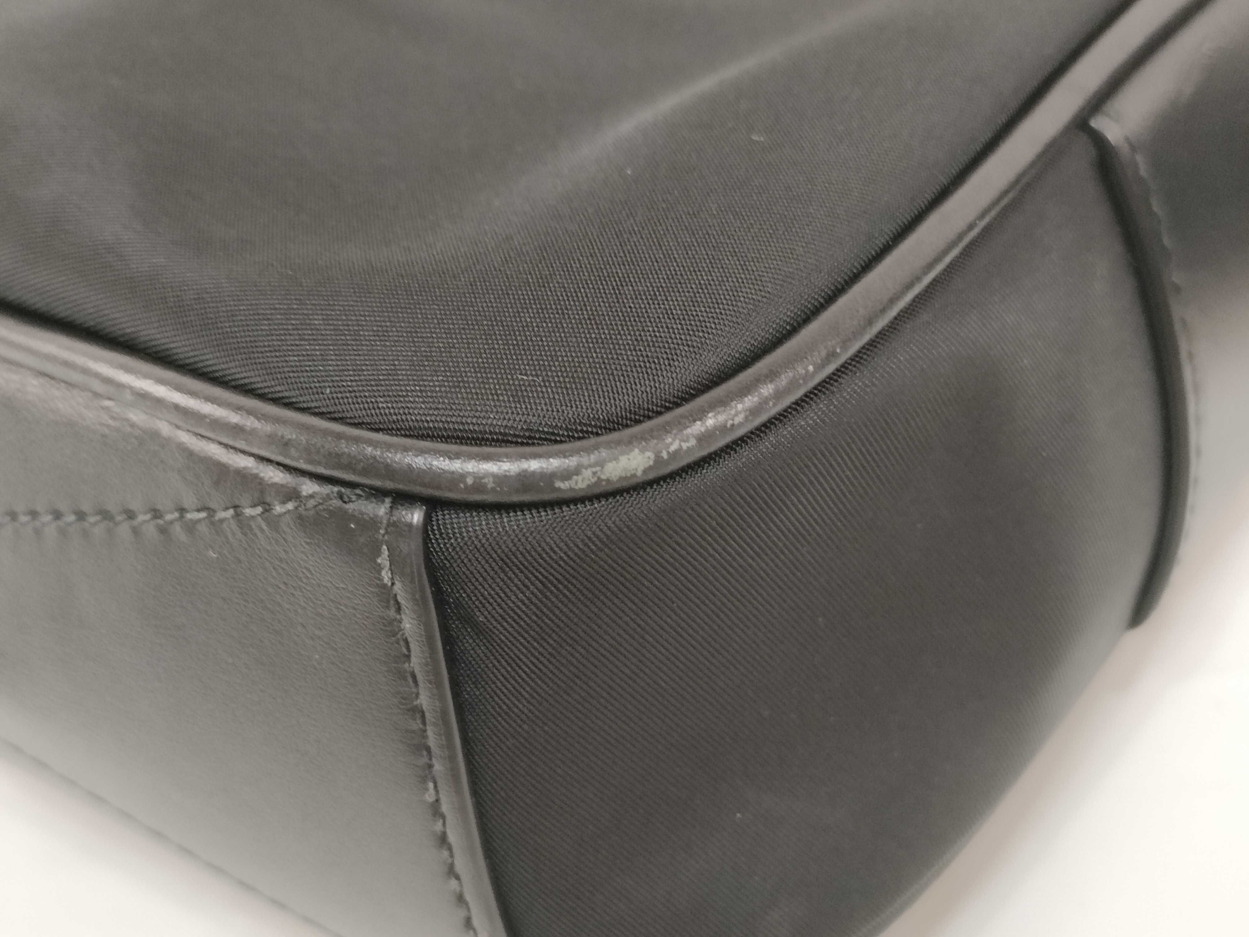 Nylon Shoulder Bag (Black) — view 6