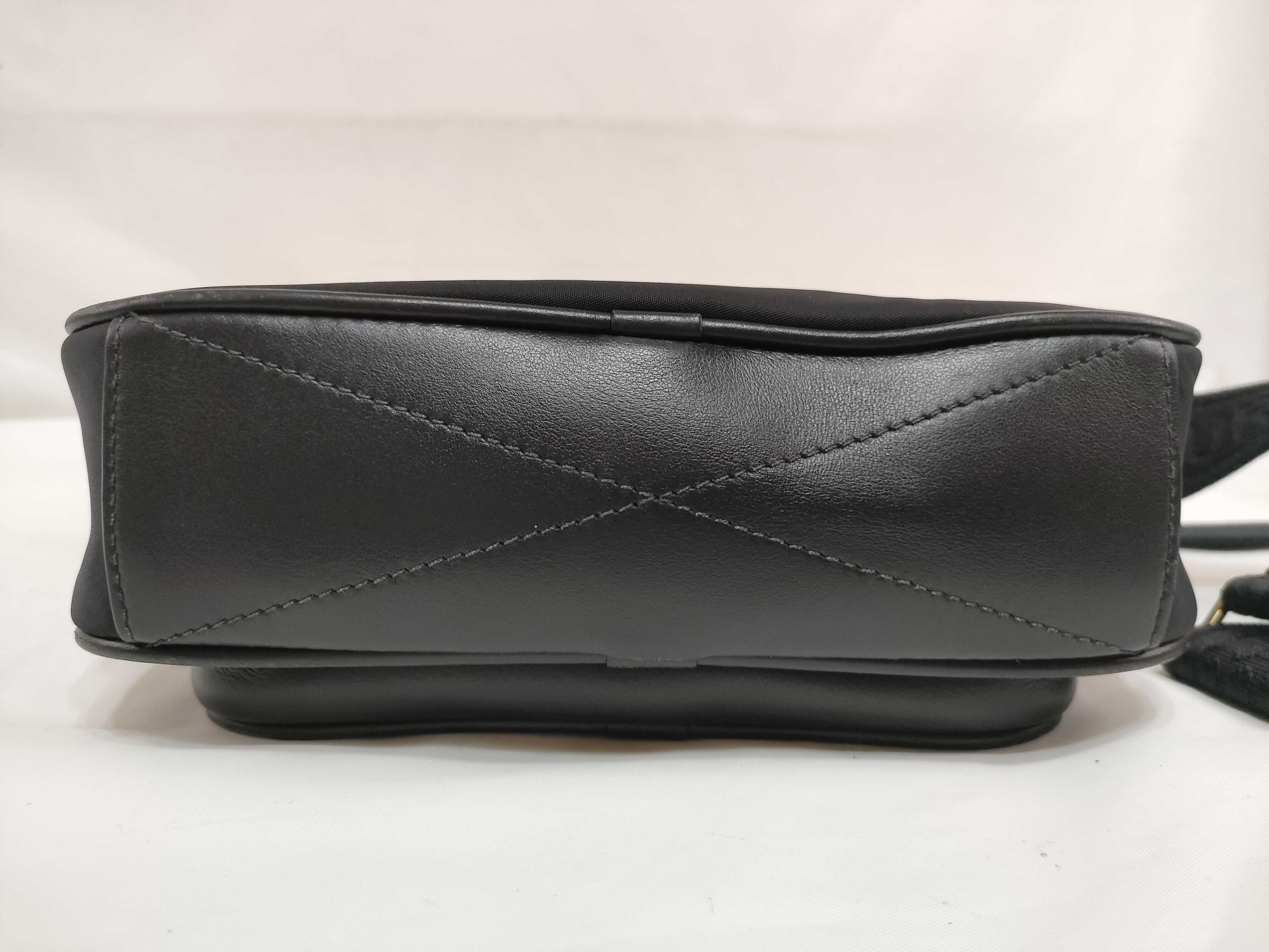 Nylon Shoulder Bag (Black) — view 8