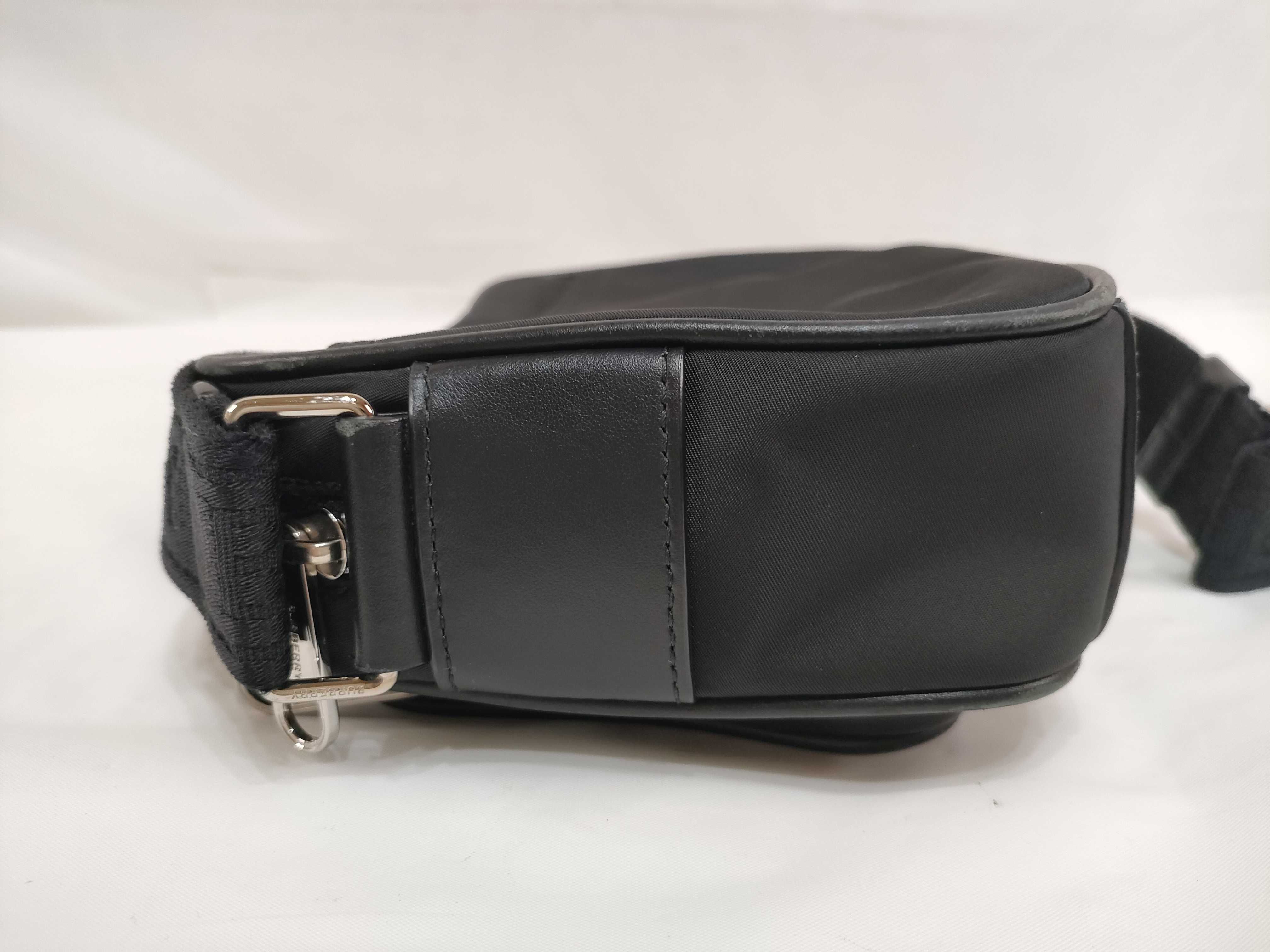 Nylon Shoulder Bag (Black) — view 9
