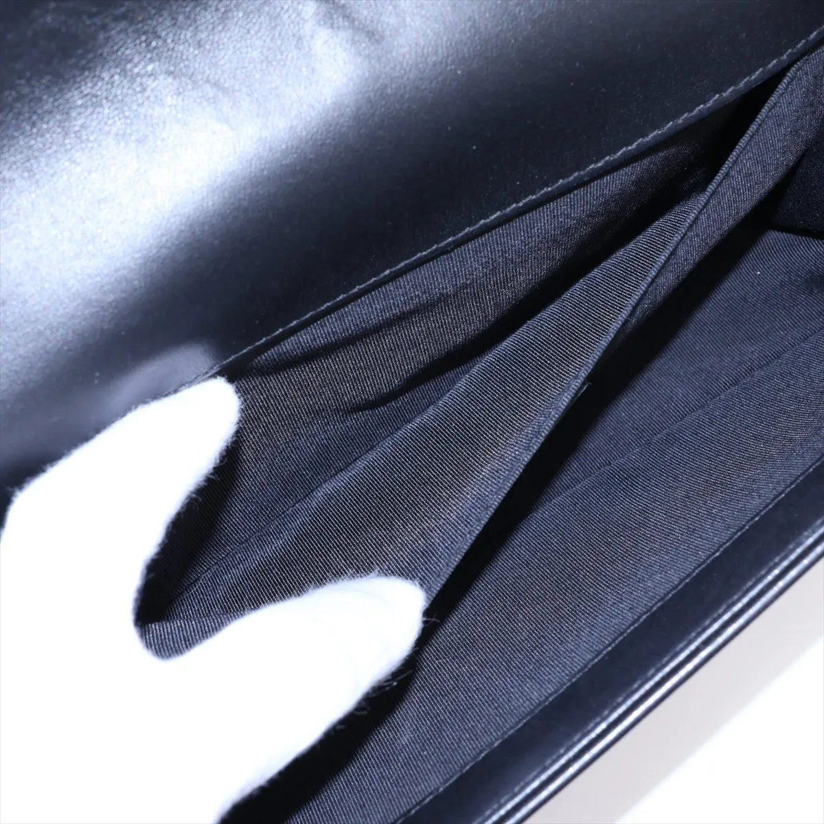 Boy Chanel 25 Lambskin Chain Shoulder Bag, Black with Gunmetal Hardware, 20899451, Serial Number in the 20s, A67086 — view 8